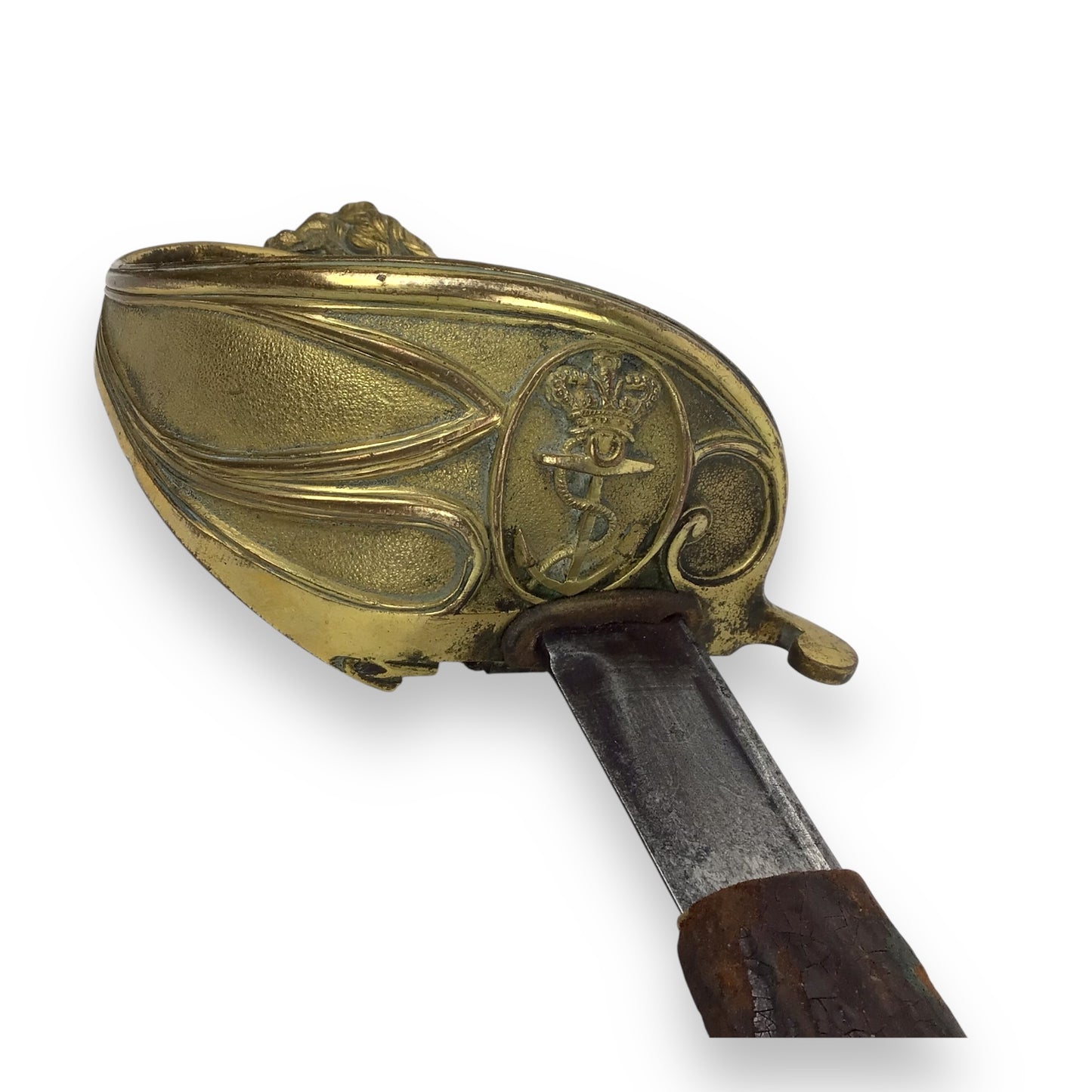 Rare British 1827 Royal Navy Officer Sword Order of the Garter w/ Sheath