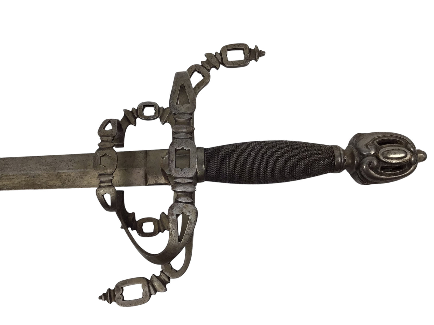 Rare European Renaissance-Style Rapier w/ Chain Hilt – 17th C or Victorian Era