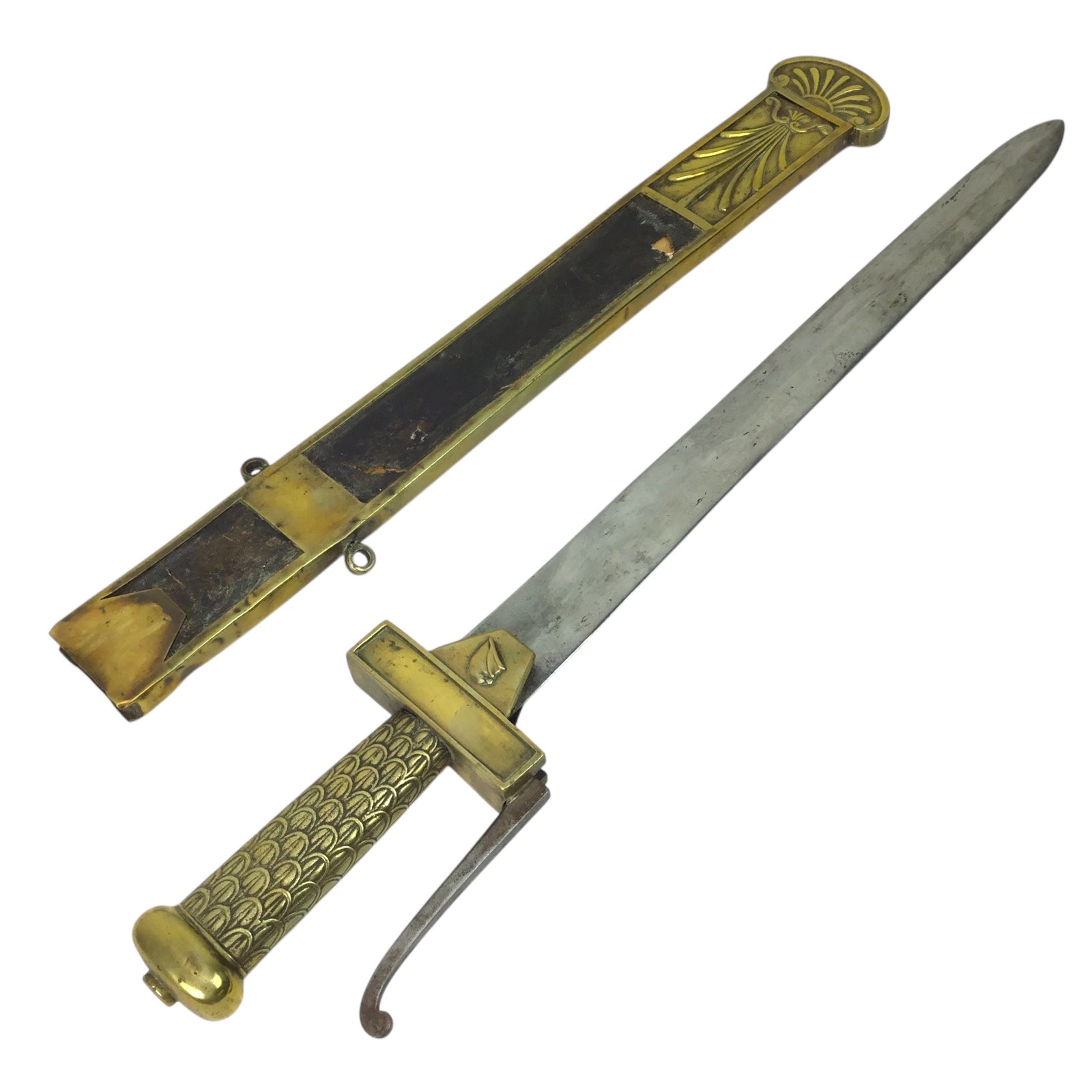 Rare French Revolutionary Ecole de Mars Short Sword or Machete 1795