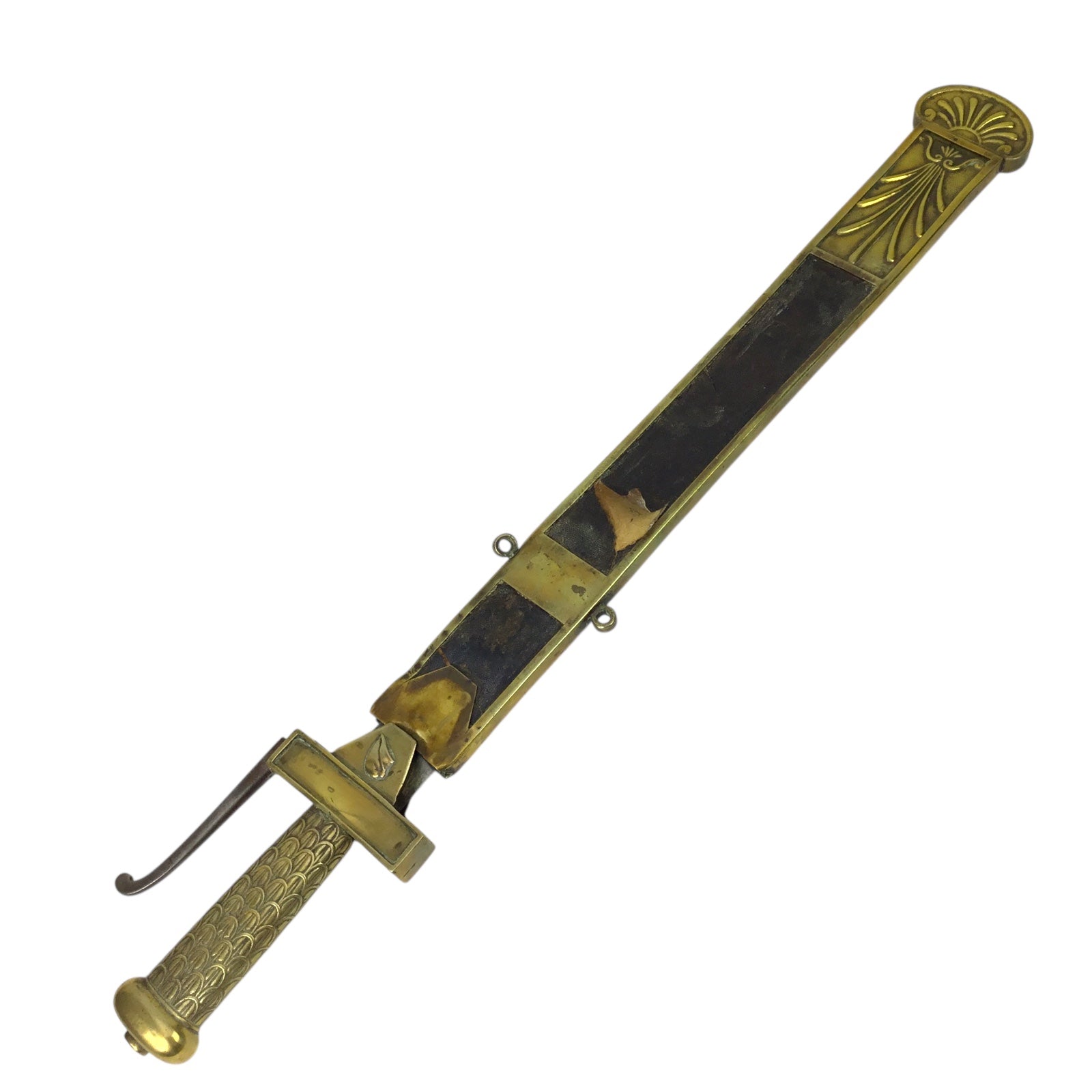 Rare French Revolutionary Ecole de Mars Short Sword or Machete 1795