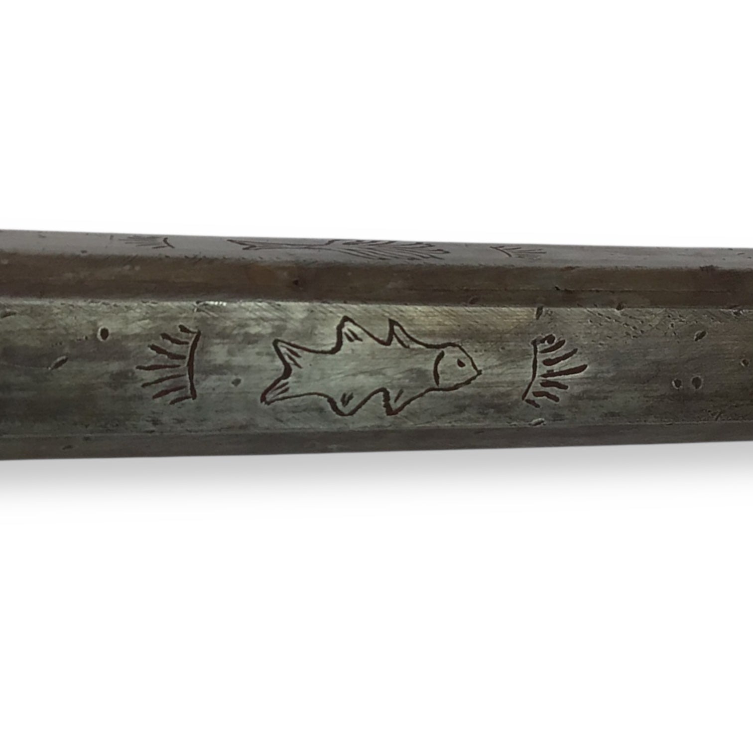 Rare French or Italian Knight's War Hammer with Engraved Shaft 16th Century Style