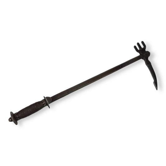Rare French or Italian Knight's War Hammer with Engraved Shaft 16th Century Style