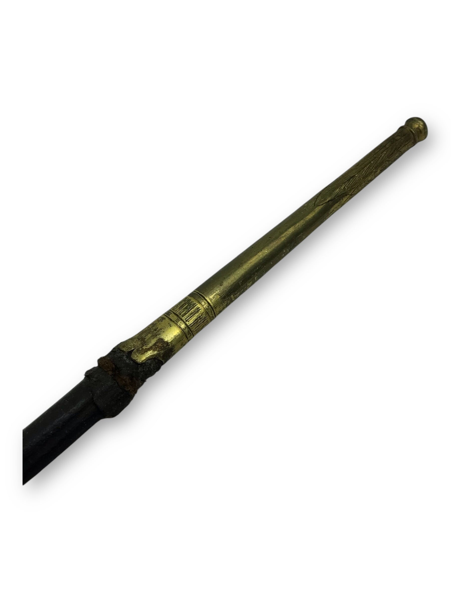 Rare German Diplomatic Sword – Napoleonic Era, ca. 1860 | Pearl Grip & Blue-Gold Inlay