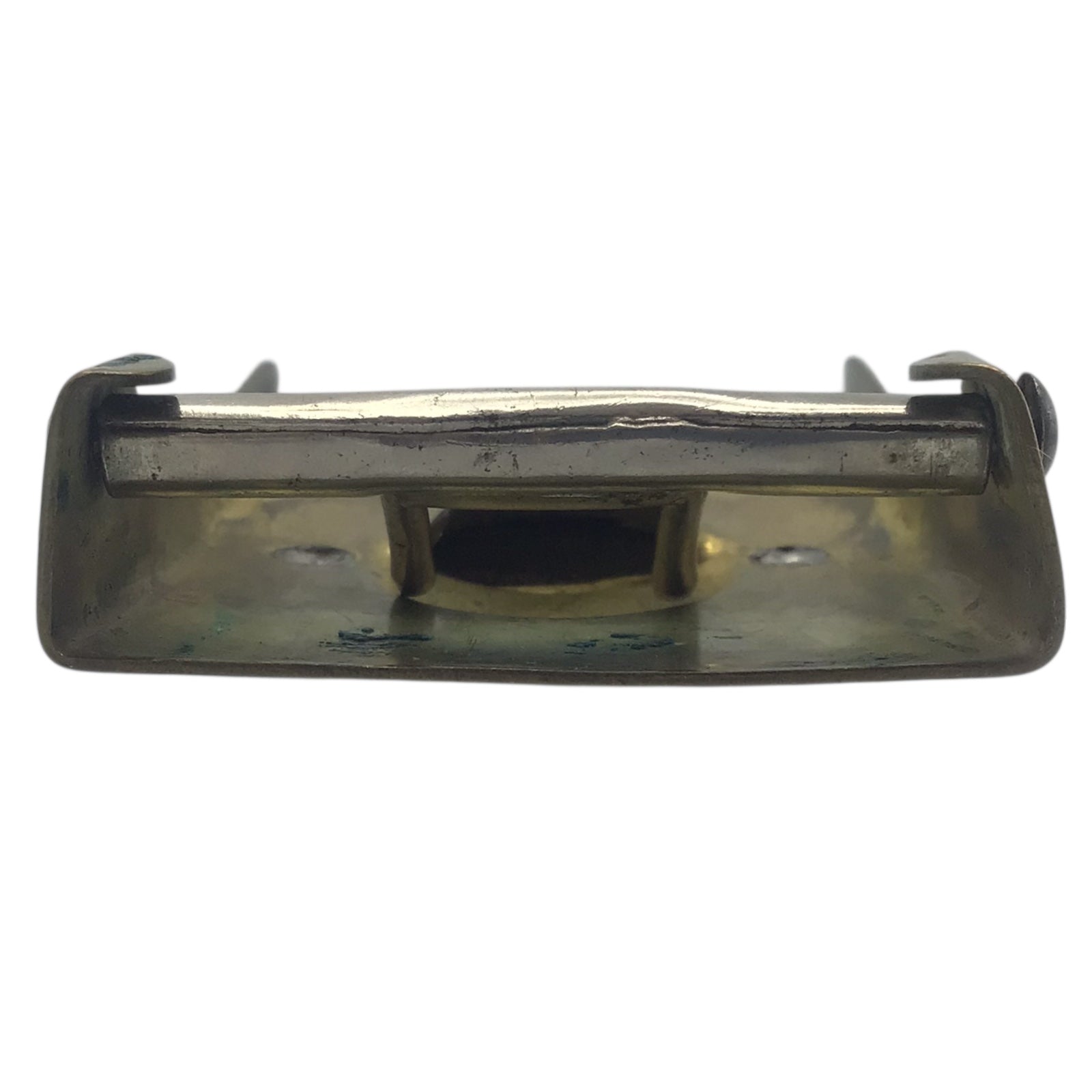 Rare German Early War WWII SA "Sundial" Swastika Brass Buckle