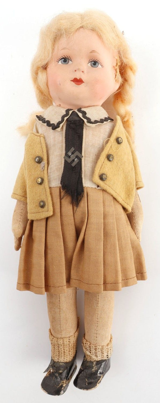 Rare German WW2 BDM (Band of German Maidens) Doll