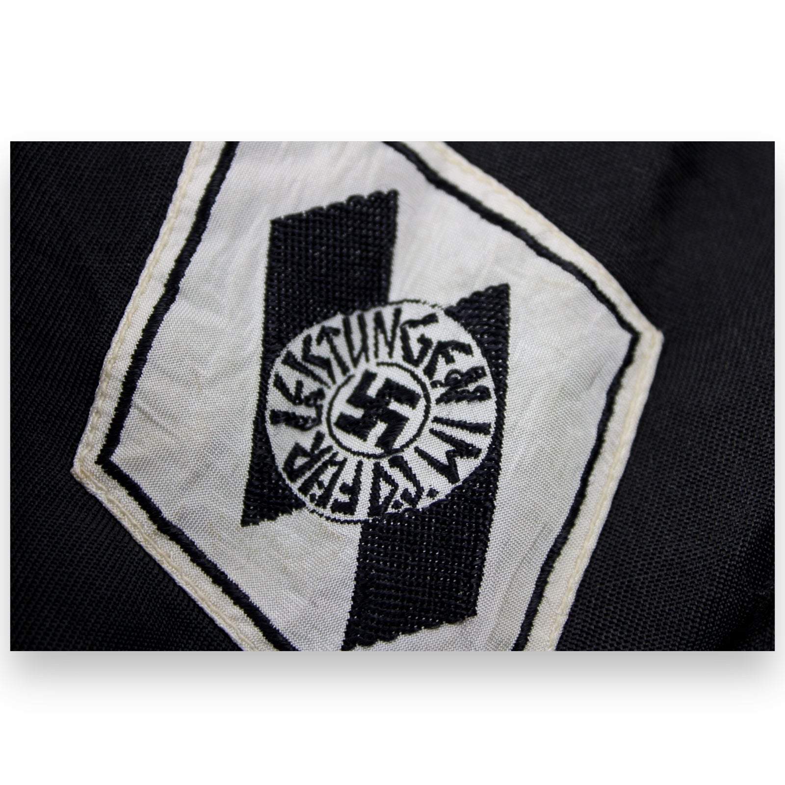 Rare German WW2 Black Hitler Youth (Jugend) Shorts Pair with Insignia and Label