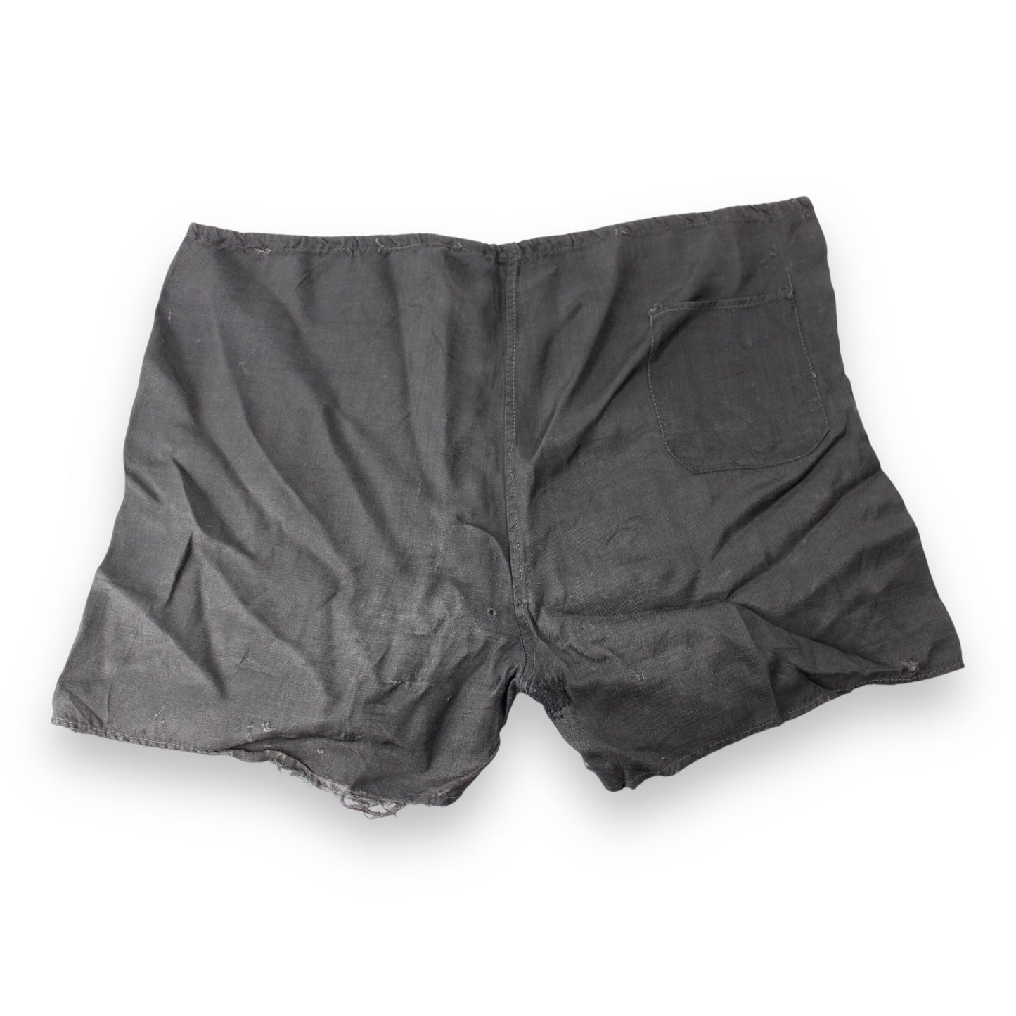 Rare German WW2 Black Hitler Youth (Jugend) Shorts Pair with Insignia and Label