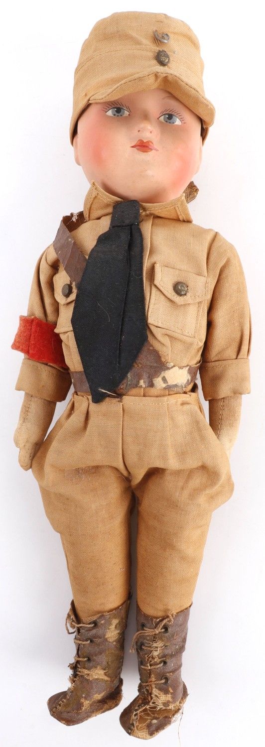 Rare German WW2 Hitler Youth Doll
