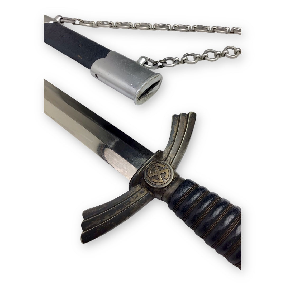 Rare German WW2 Luftwaffe Officer's 1st Model Dagger - Alcosa-Marked