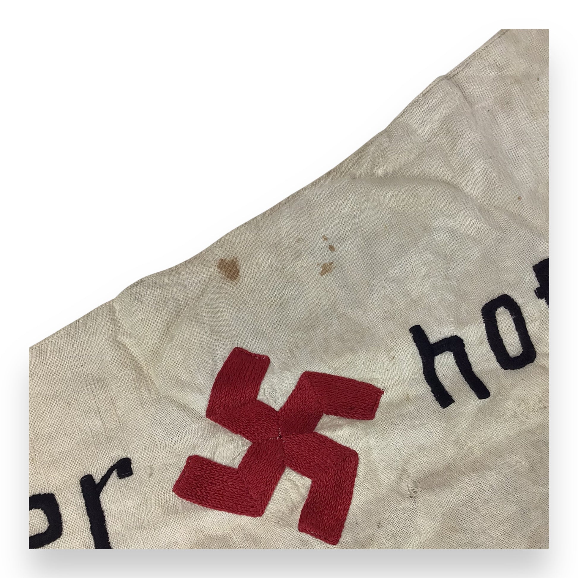 Rare German WW2 Third Reich Deutsche Kinderschar Niederhofen German Group of Childrens League Pennant Pre-Hitler Youth Memorabilia