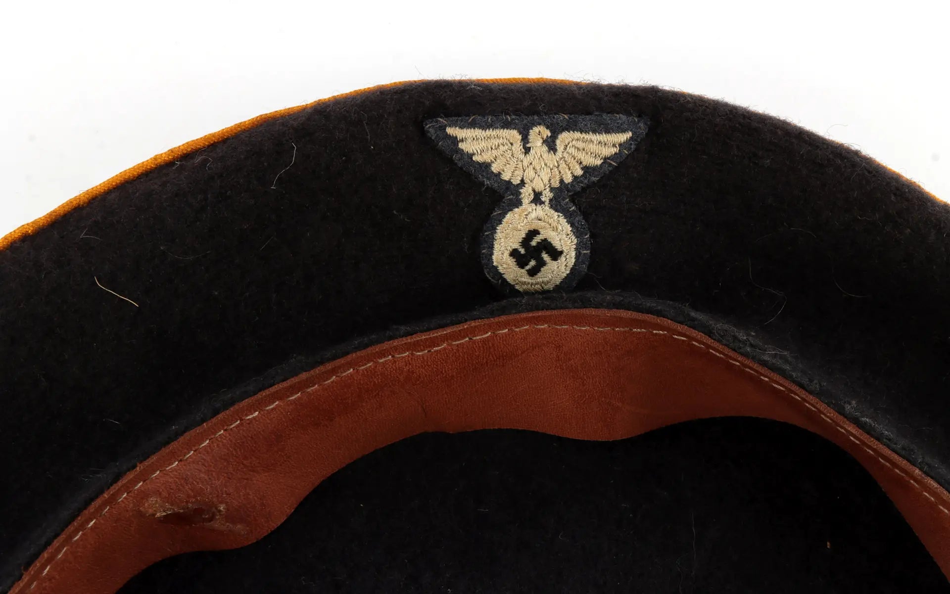 Rare German WWII NSFK Glider Flying Corps Beret - Early Luftwaffe Flight Branch!