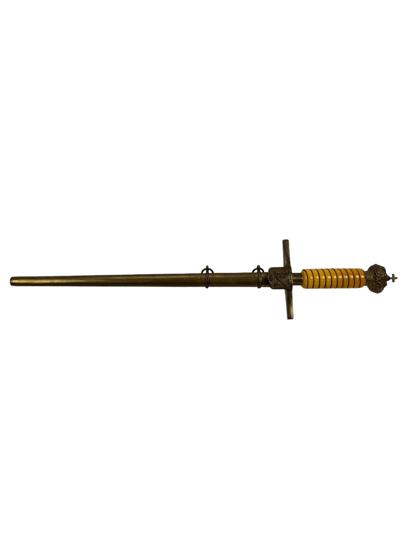 Rare Italian WW2 Era Pre-Mussolini Army Officers Dagger with Sheath