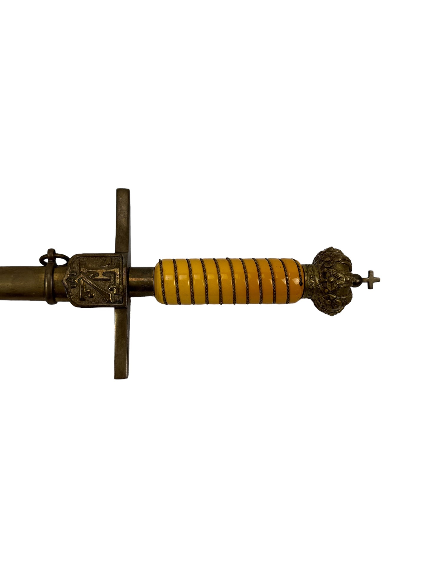 Rare Italian WW2 Era Pre-Mussolini Army Officers Dagger with Sheath