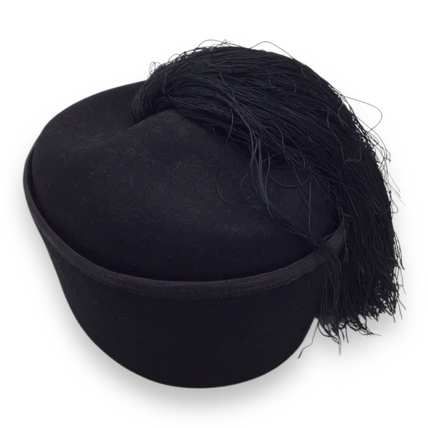 Rare Italian WW2 MVSN Officer’s Fez with Bullion Insignia | Blackshirt Officer Headgear