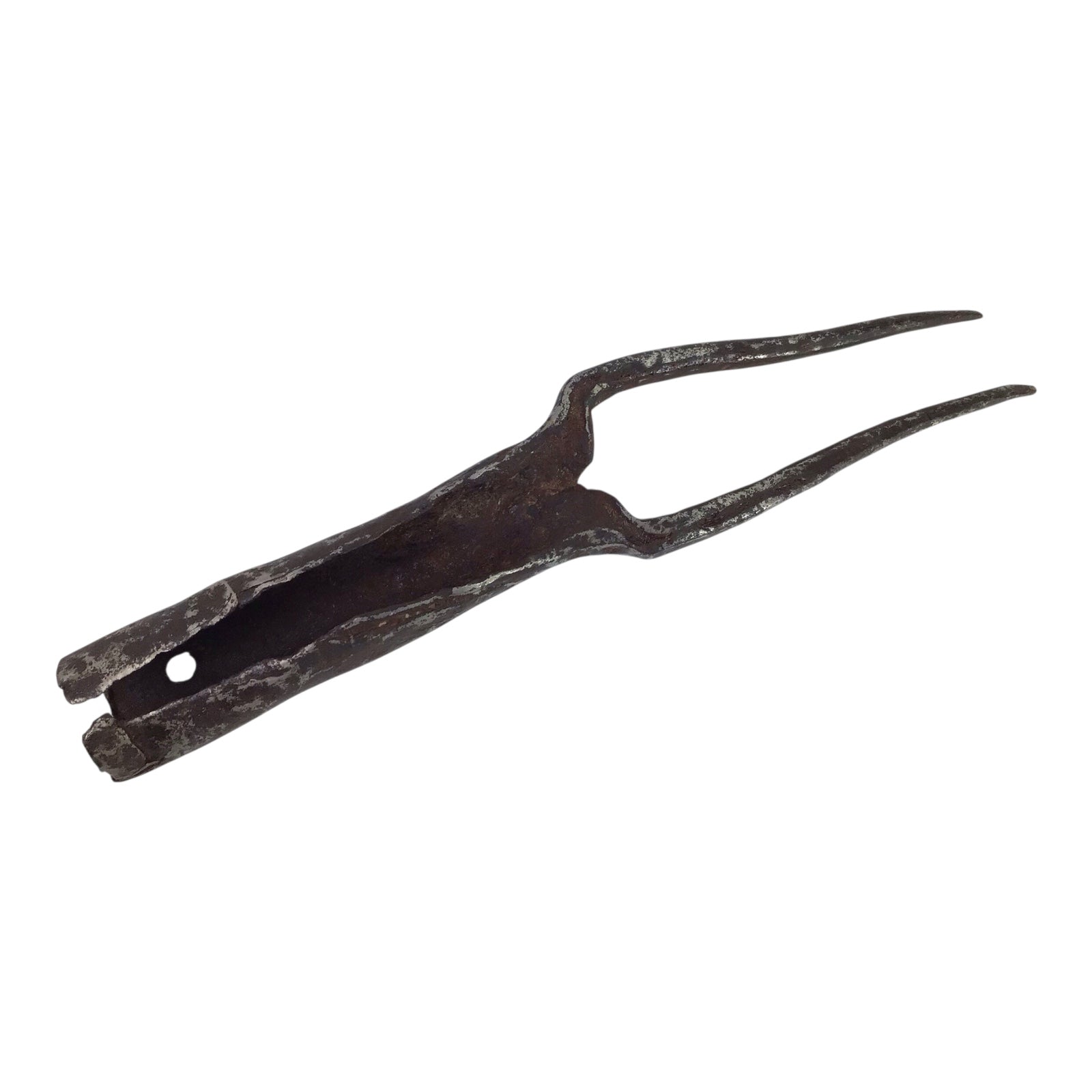 Rare Scottish Medieval Iron Military Fork Halberd Head | 15th Century – Castle Defense Weapon