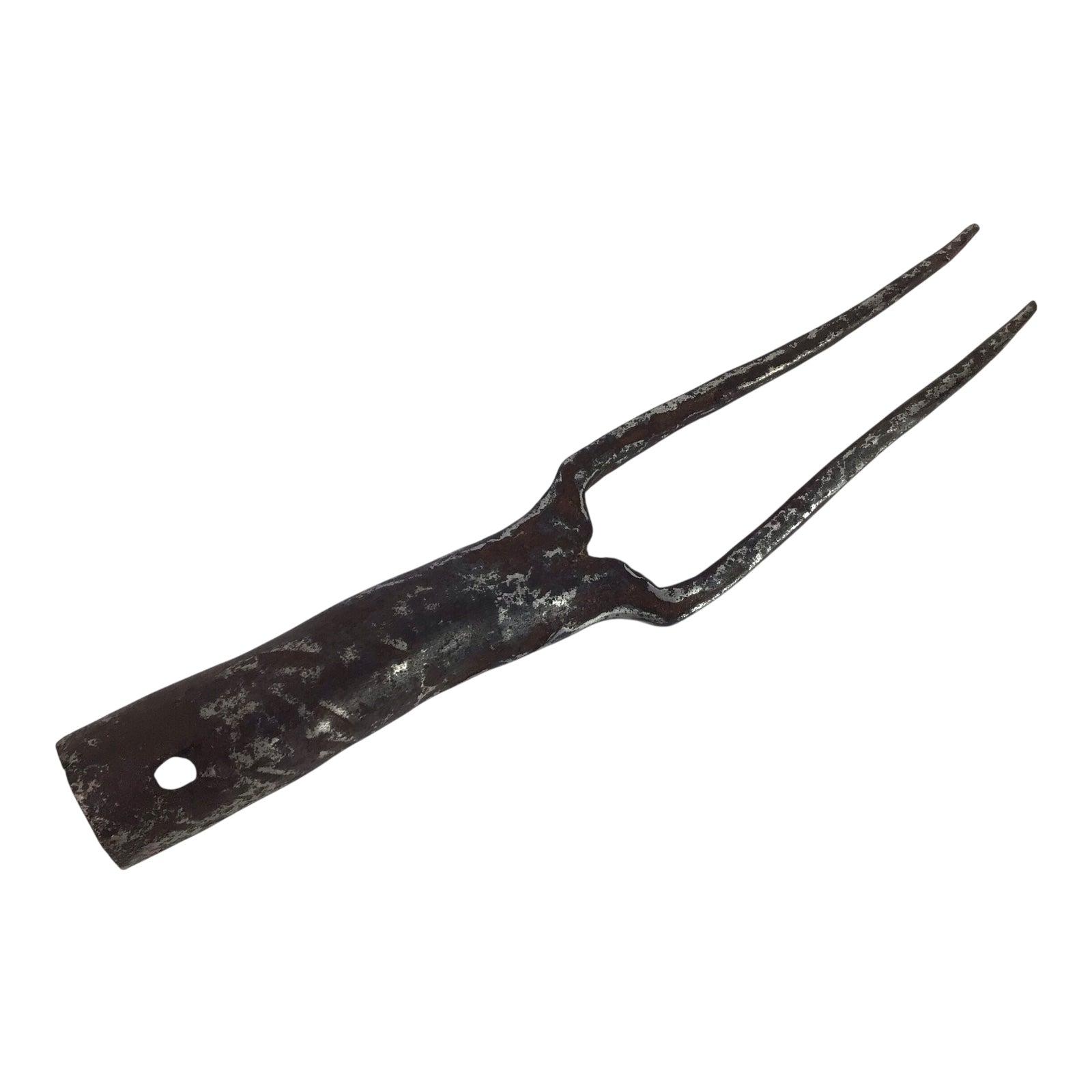 Rare Scottish Medieval Iron Military Fork Halberd Head | 15th Century – Castle Defense Weapon
