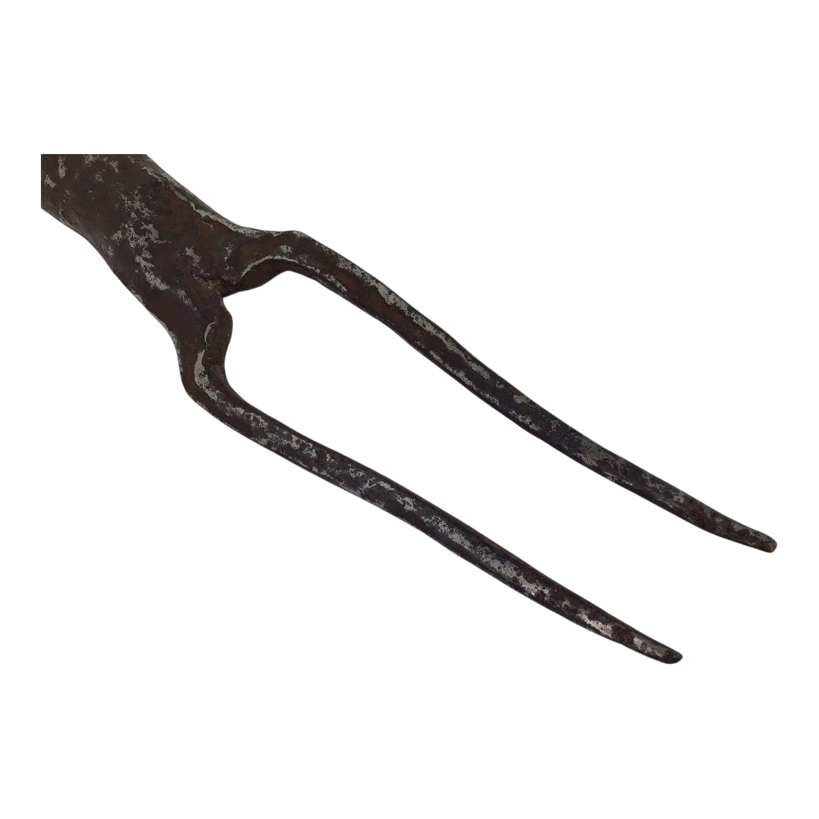 Rare Scottish Medieval Iron Military Fork Halberd Head | 15th Century – Castle Defense Weapon