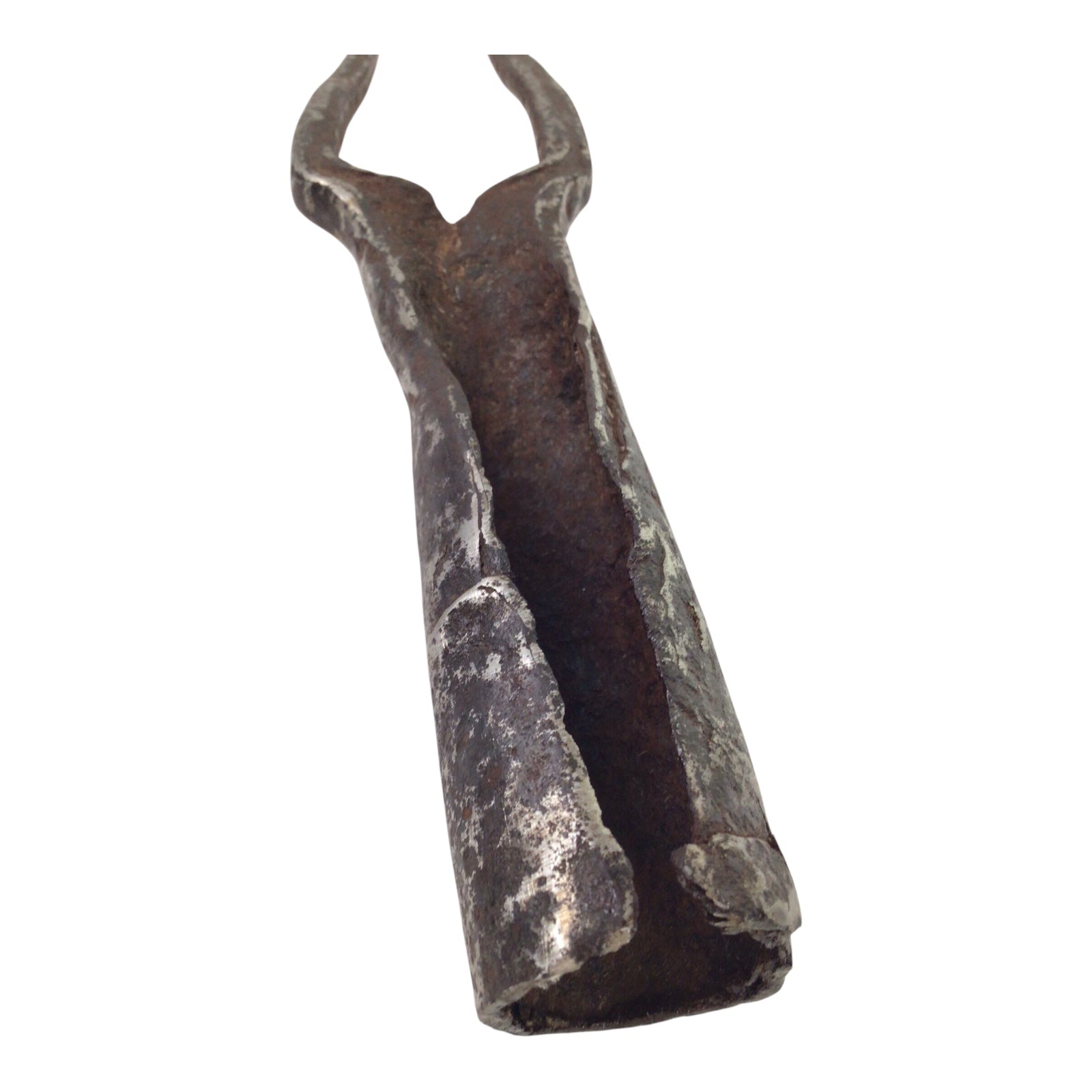 Rare Scottish Medieval Iron Military Fork Halberd Head | 15th Century – Castle Defense Weapon