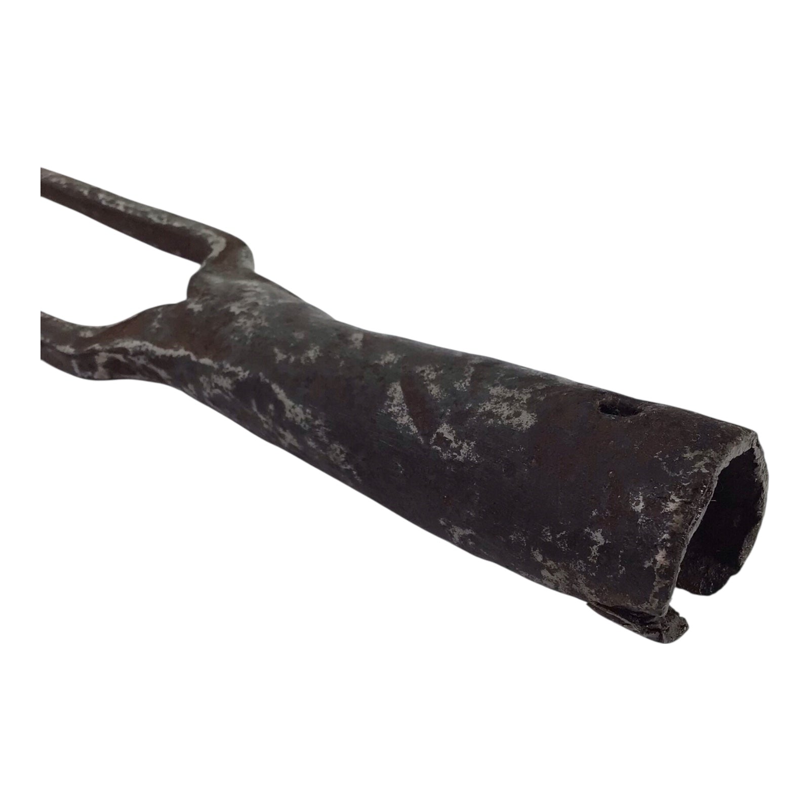 Rare Scottish Medieval Iron Military Fork Halberd Head | 15th Century – Castle Defense Weapon
