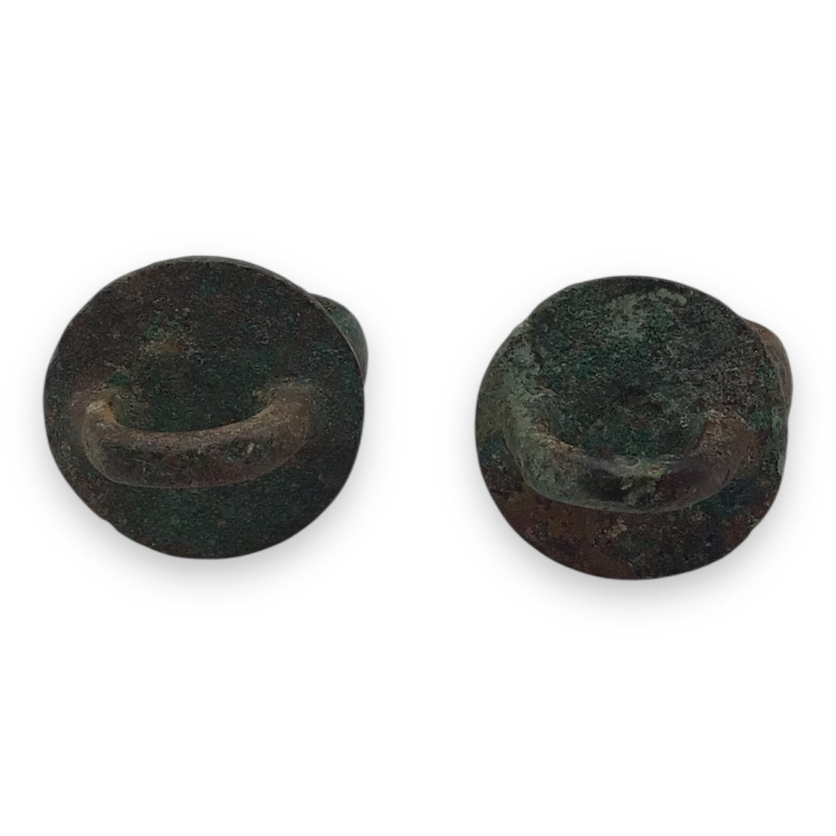 Rare Set of Roman Britain War Chariot Bronze Fittings – 1st Century AD (4 pcs)