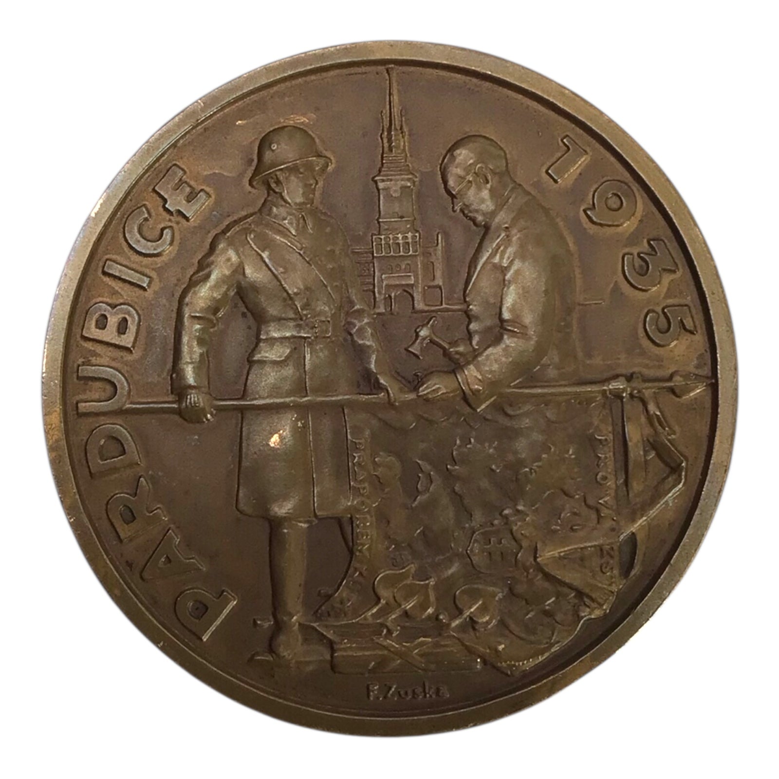 Rare Slovak WW2 Railway Worker Regiment II Commemorative Medal – 1935 – only 100 minted!