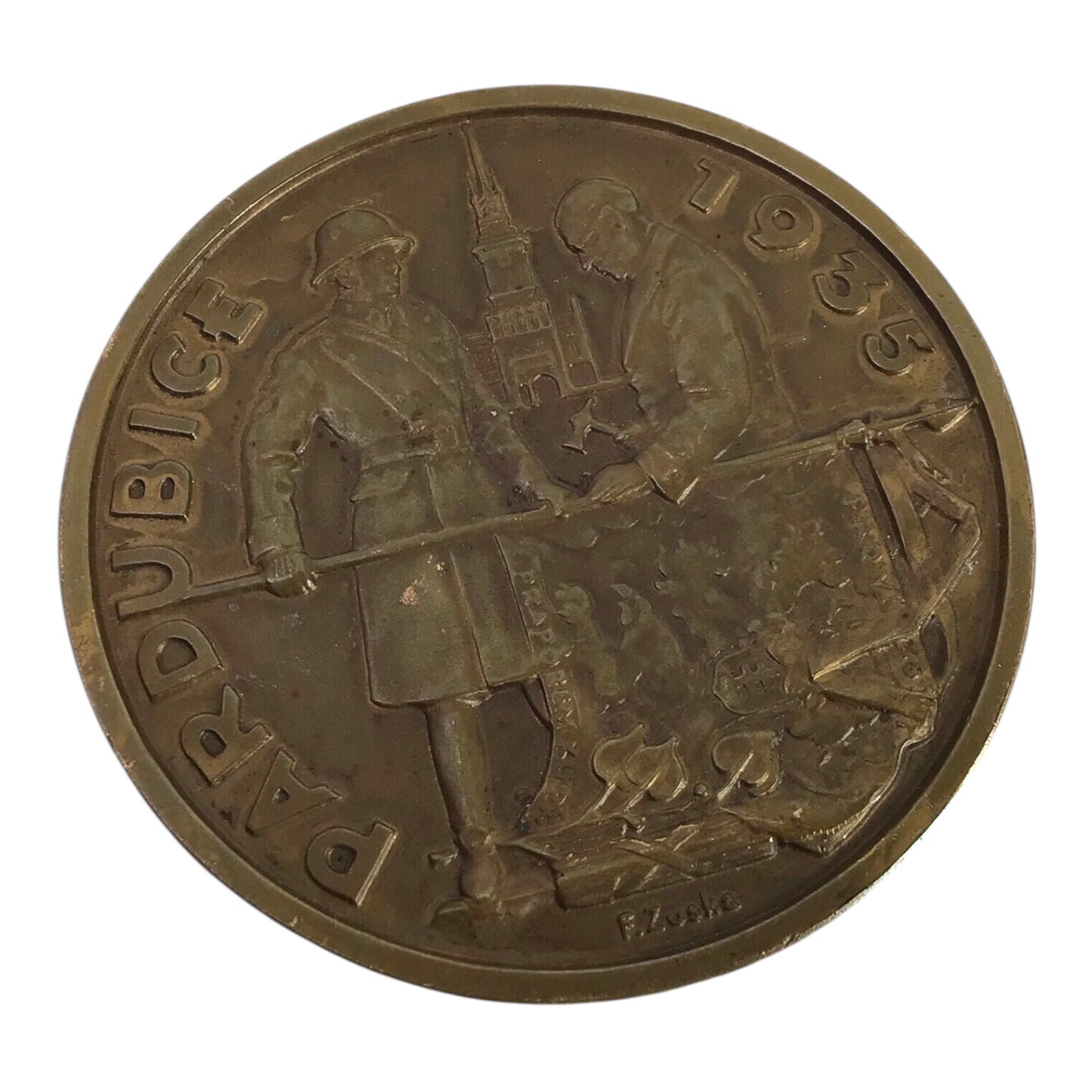 Rare Slovak WW2 Railway Worker Regiment II Commemorative Medal – 1935 – only 100 minted!