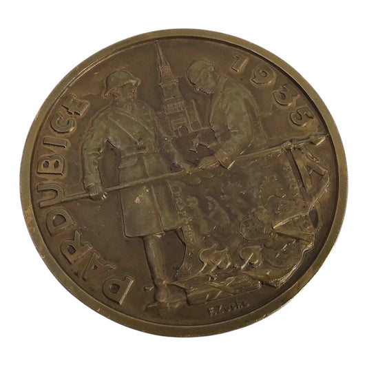 Rare Slovak WW2 Railway Worker Regiment II Commemorative Medal – 1935 – only 100 minted!