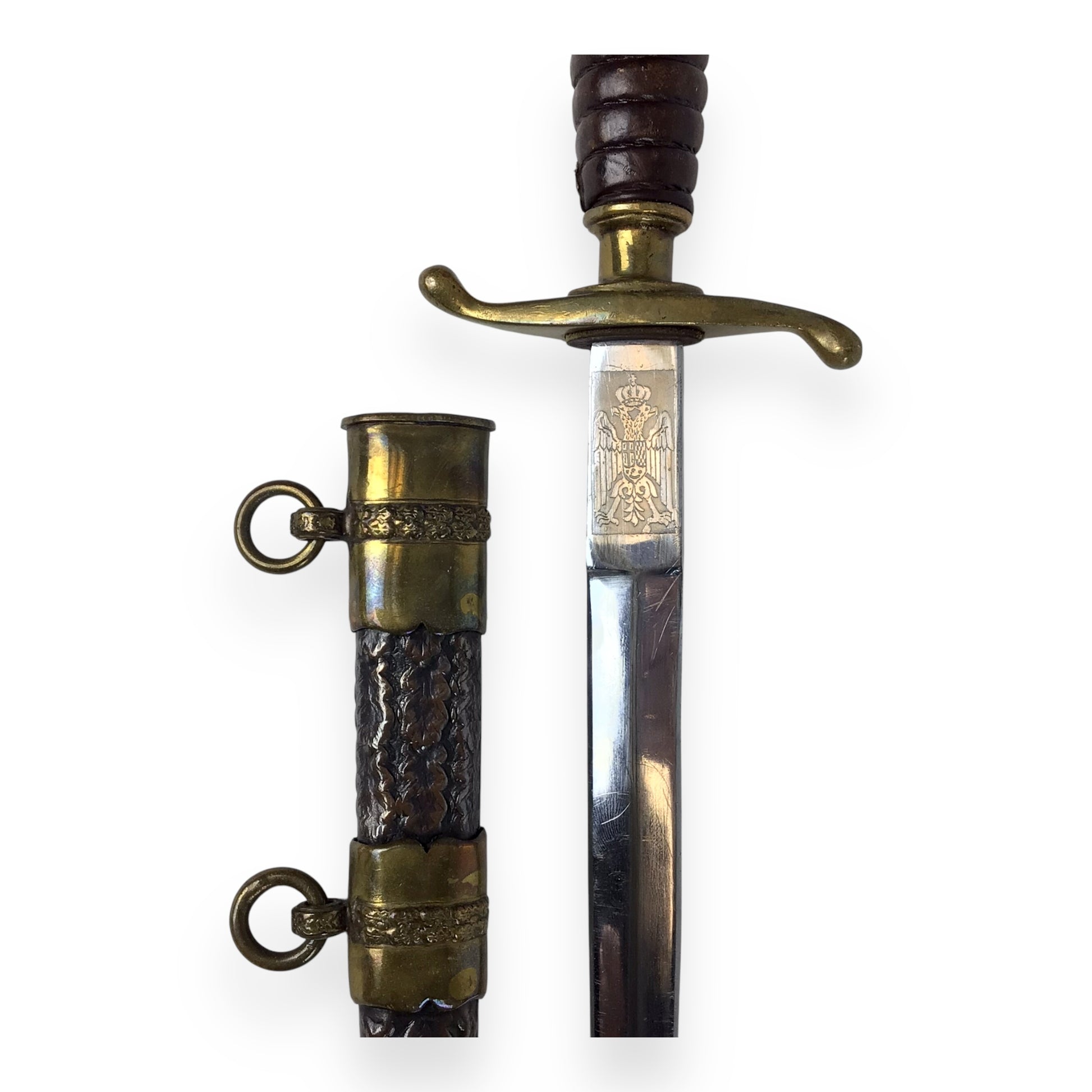 Rare WW2 Royal Yugoslavian M1939 Army High Ranking Officer's Dagger