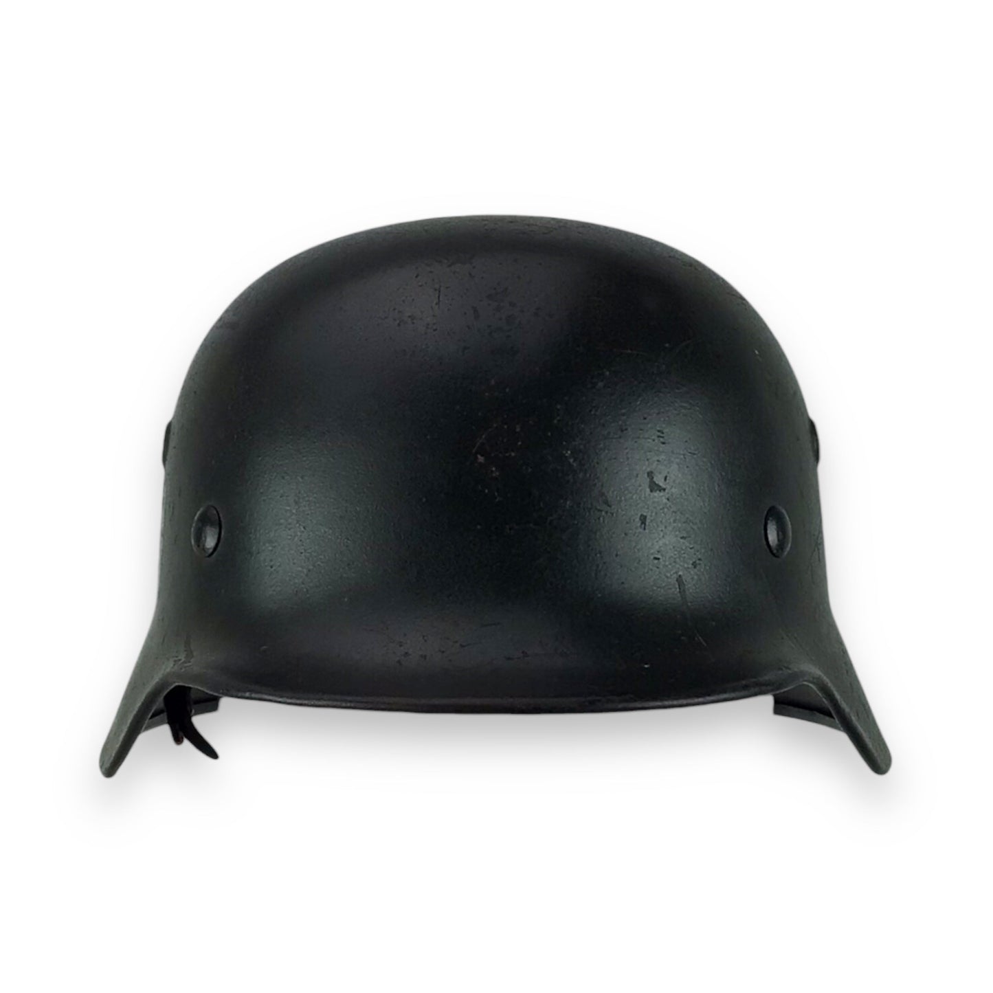 Rare WWII German Waffen SS M1935 Combat Helmet with SS Insignia & Original Liner