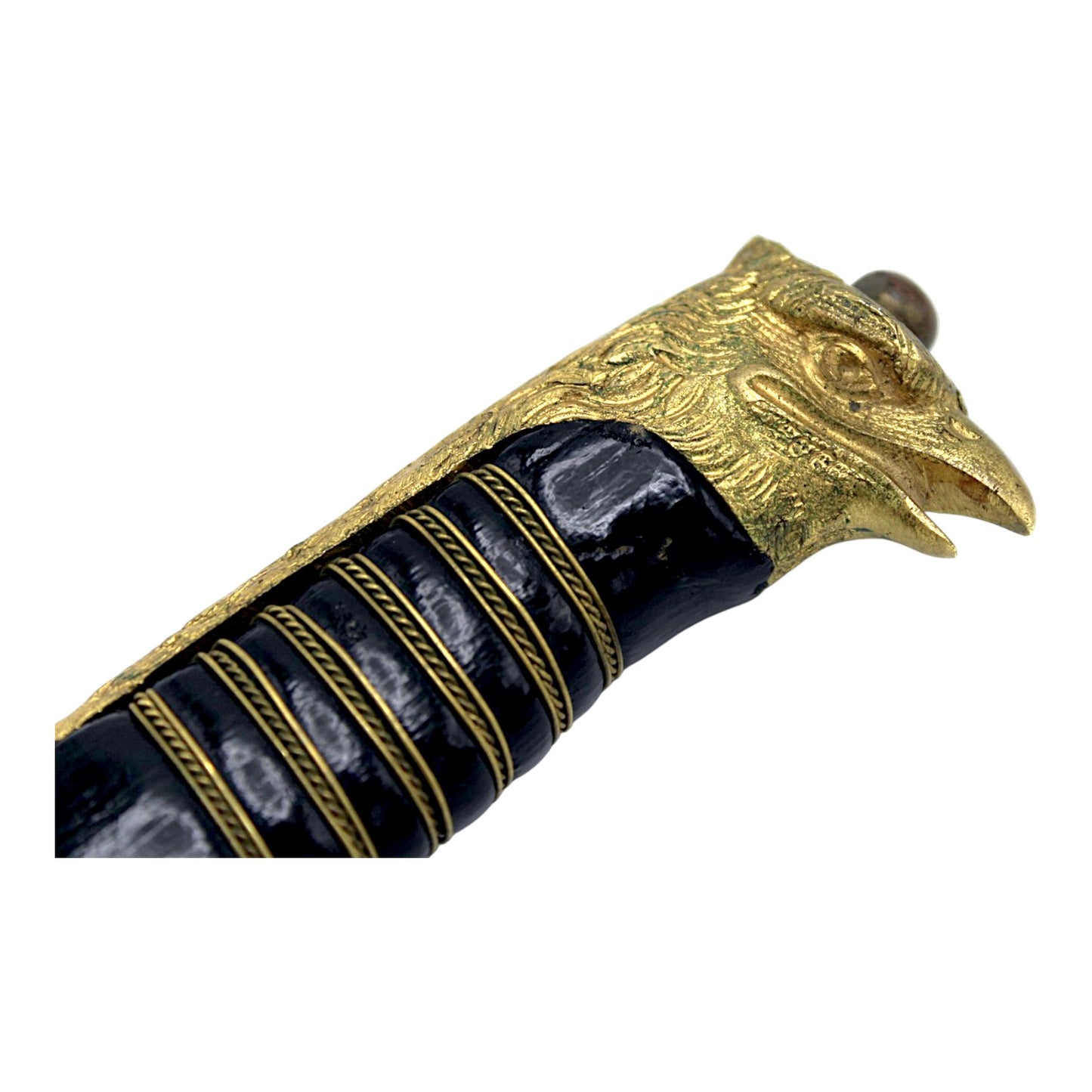 Rare WWII Italian GIL Youth Dagger with Eagle Pommel and Wire-Wrapped Grip