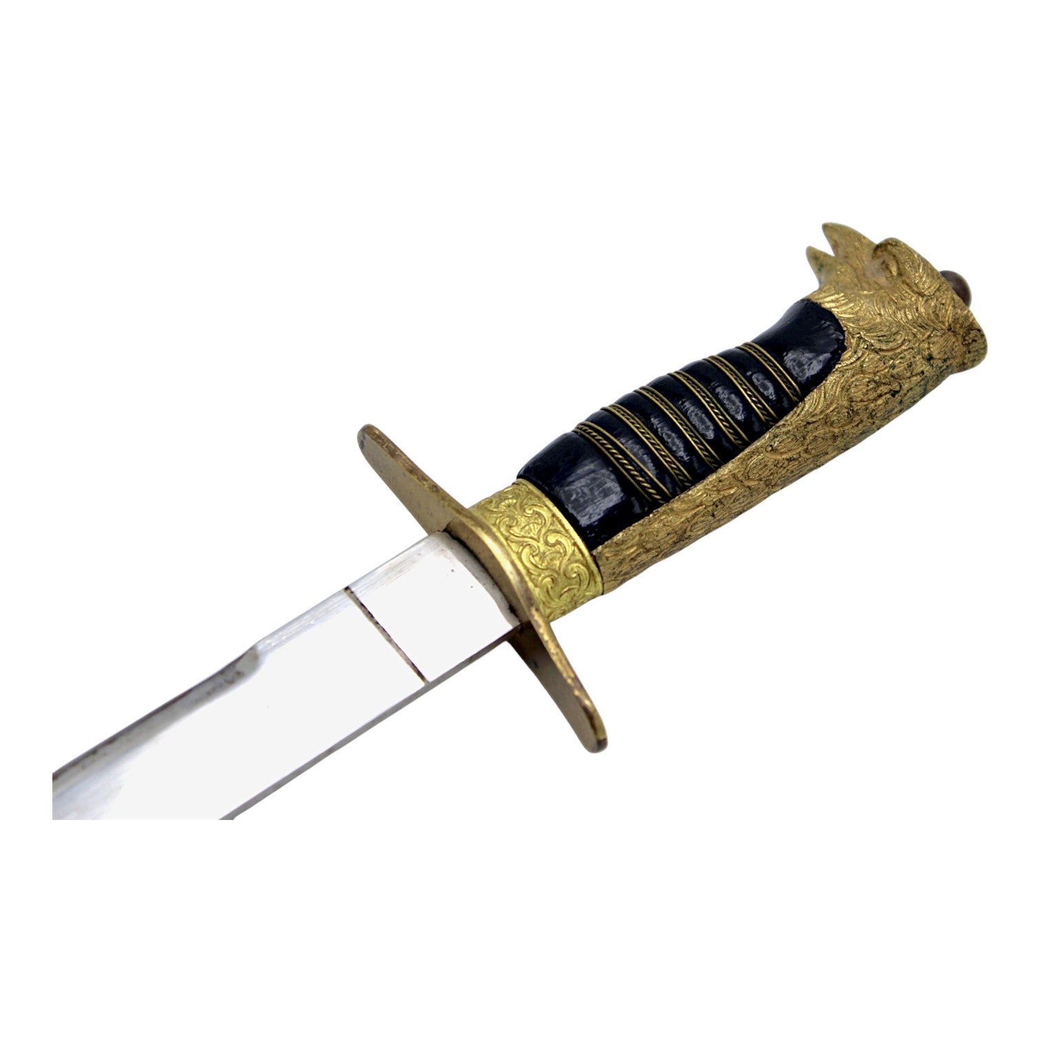 Rare WWII Italian GIL Youth Dagger with Eagle Pommel and Wire-Wrapped Grip