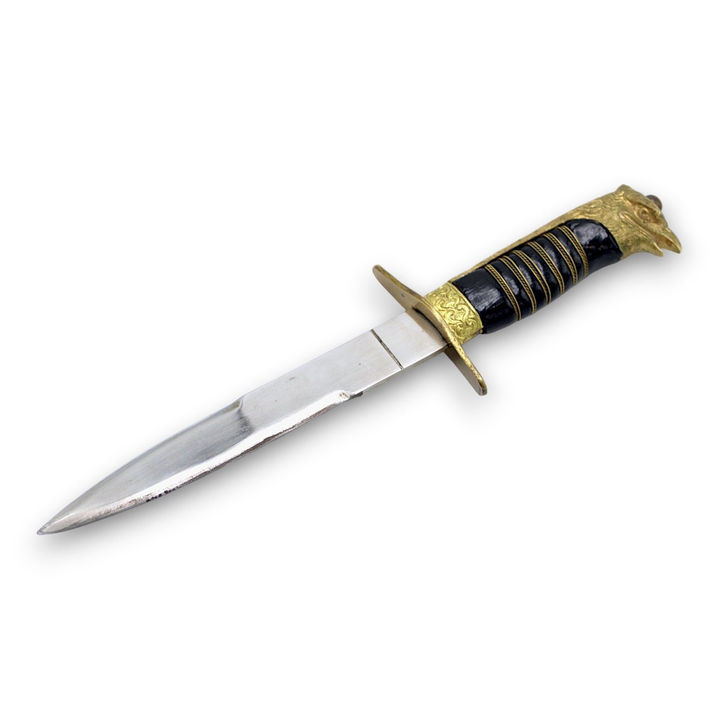 Rare WWII Italian GIL Youth Dagger with Eagle Pommel and Wire-Wrapped Grip
