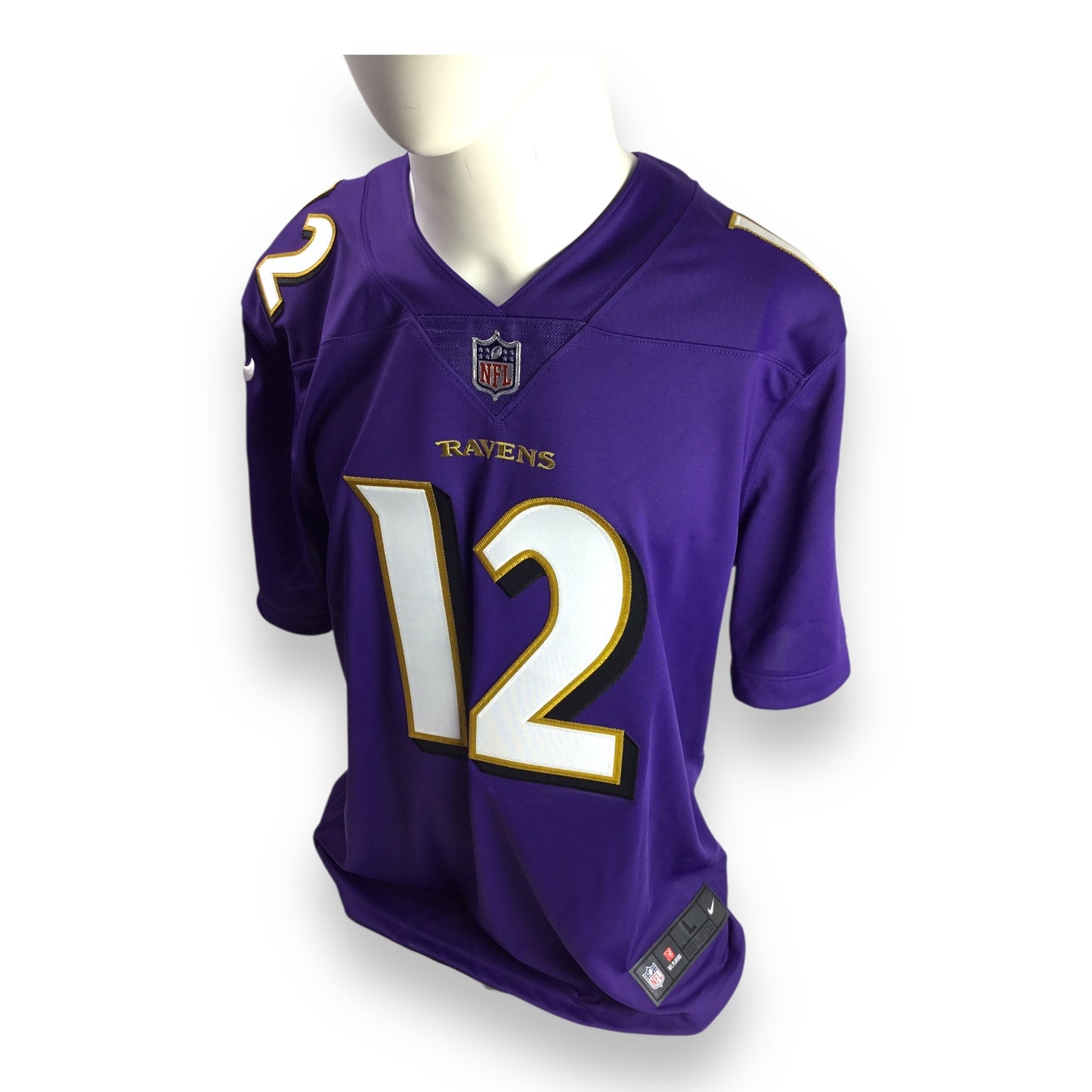 Rashod Bateman Autographed NFL Jersey Official Licensed Edition 64/100