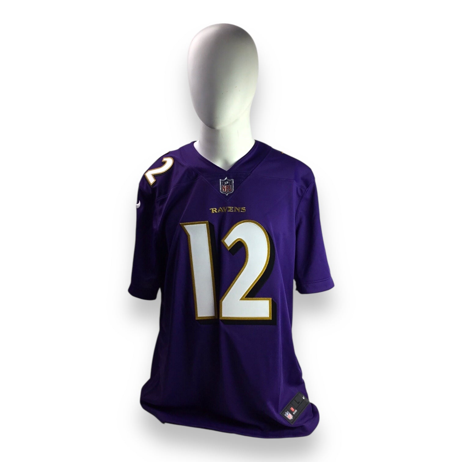 Rashod Bateman Autographed NFL Jersey Official Licensed Edition 64/100