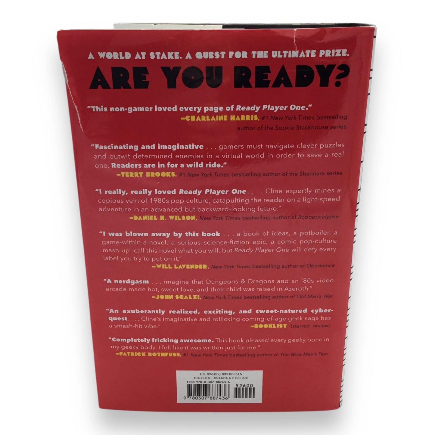 Ready Player One by Ernest Cline Signed First Edition