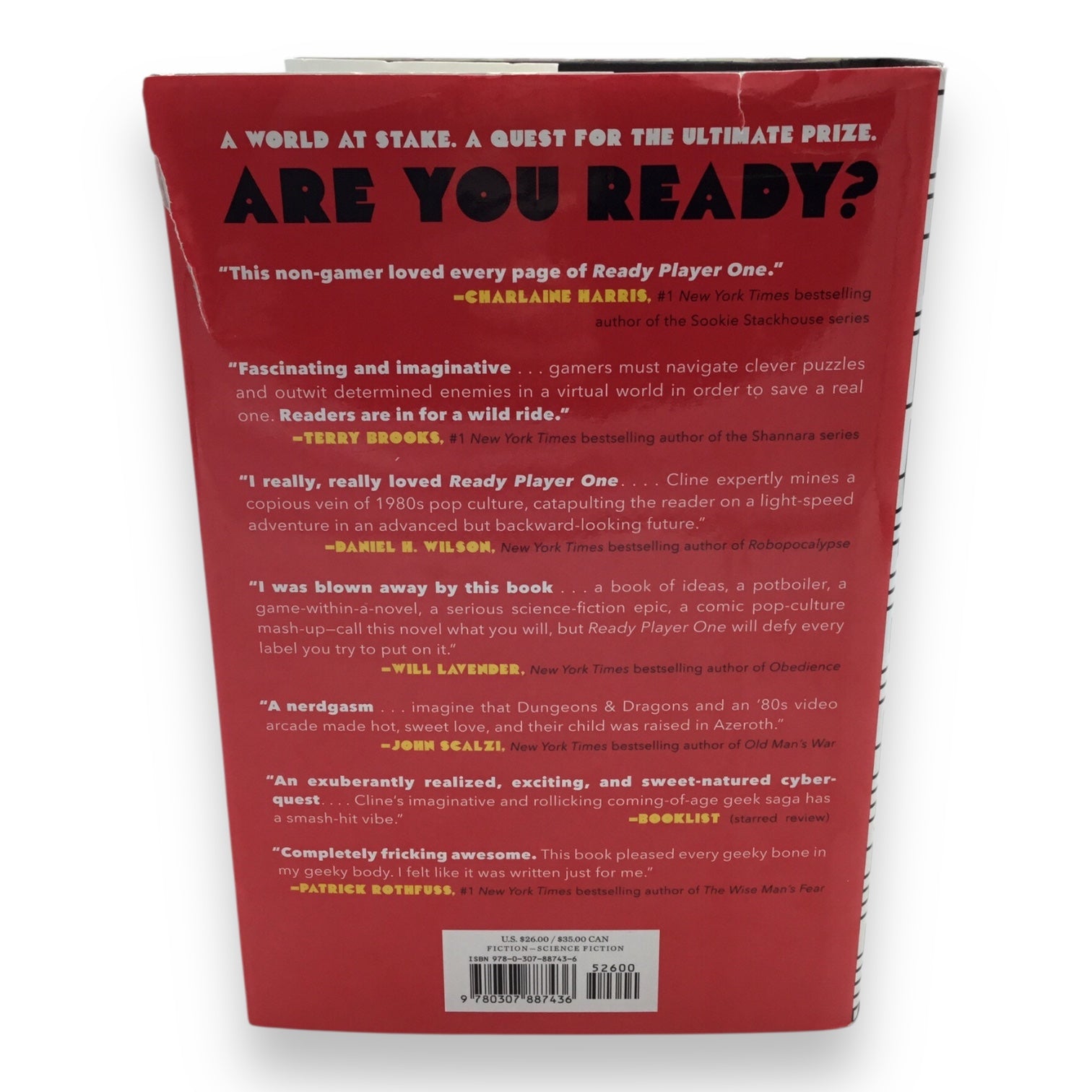 Ready Player One by Ernest Cline Signed First Edition