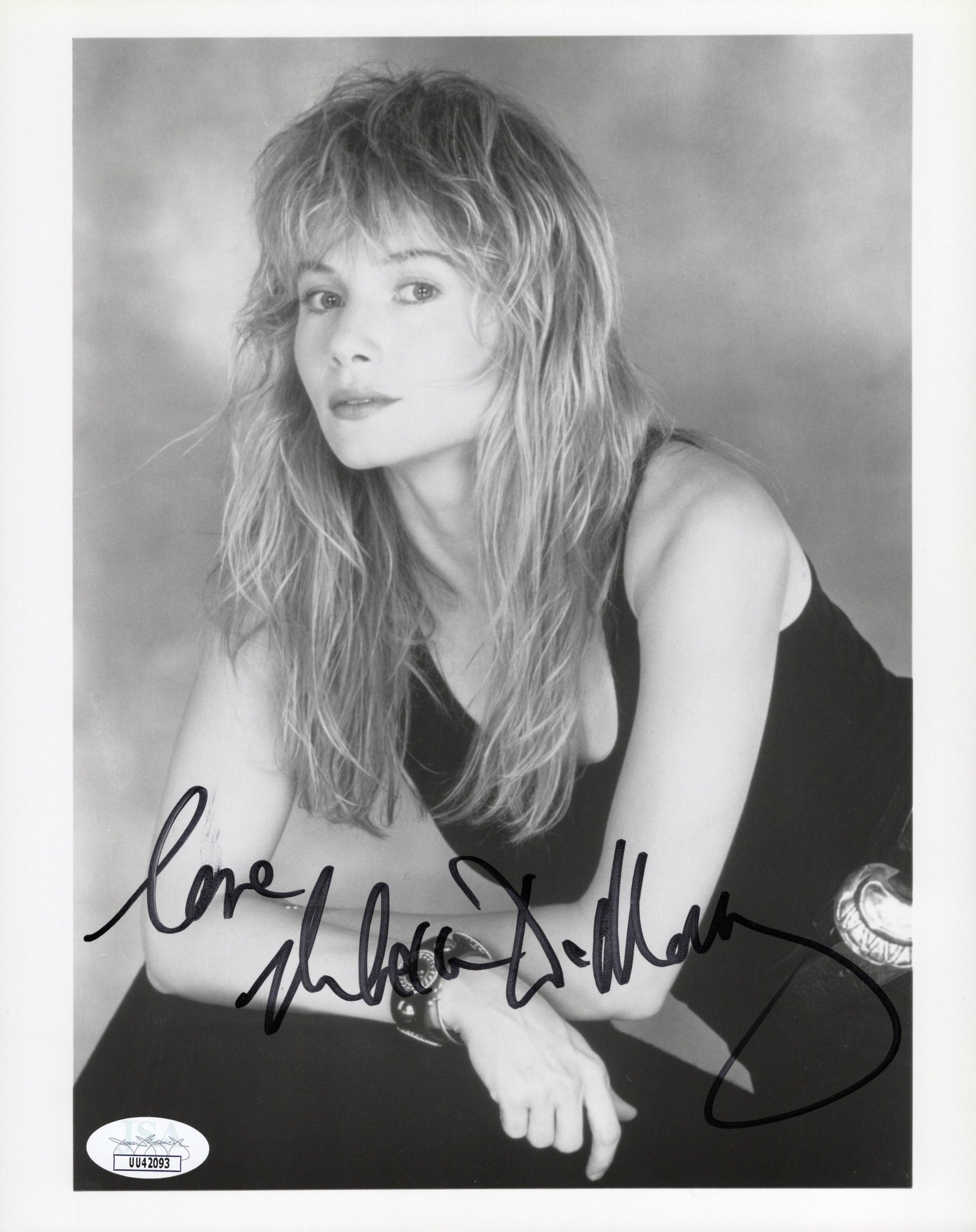 Rebecca De Mornay Signed 8x10 B&W Risky Business Photo – JSA Authenticated