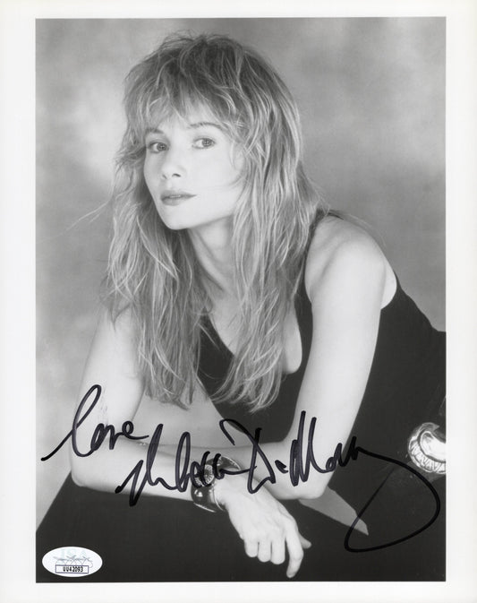 Rebecca De Mornay Signed 8x10 B&W Risky Business Photo – JSA Authenticated