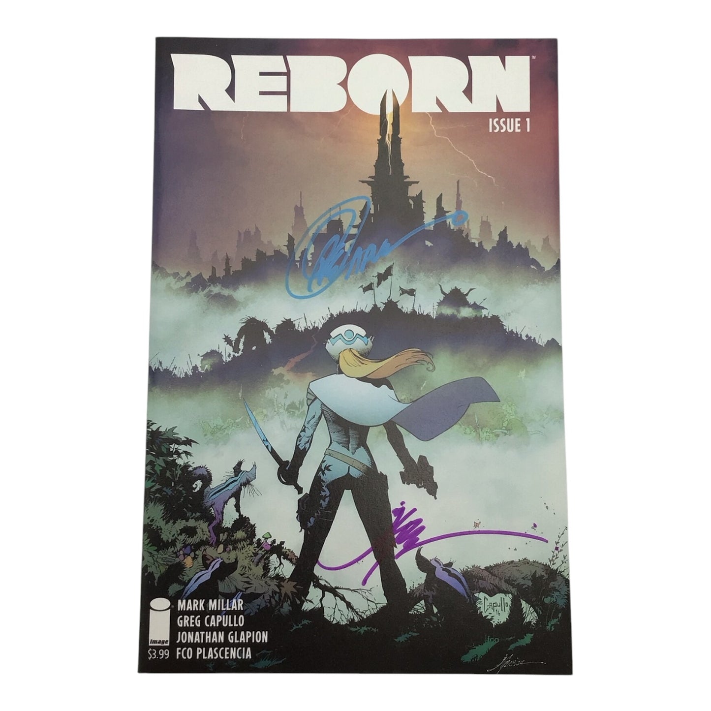 Reborn #1 - Signed by Greg Capullo & Jonathan Glapion