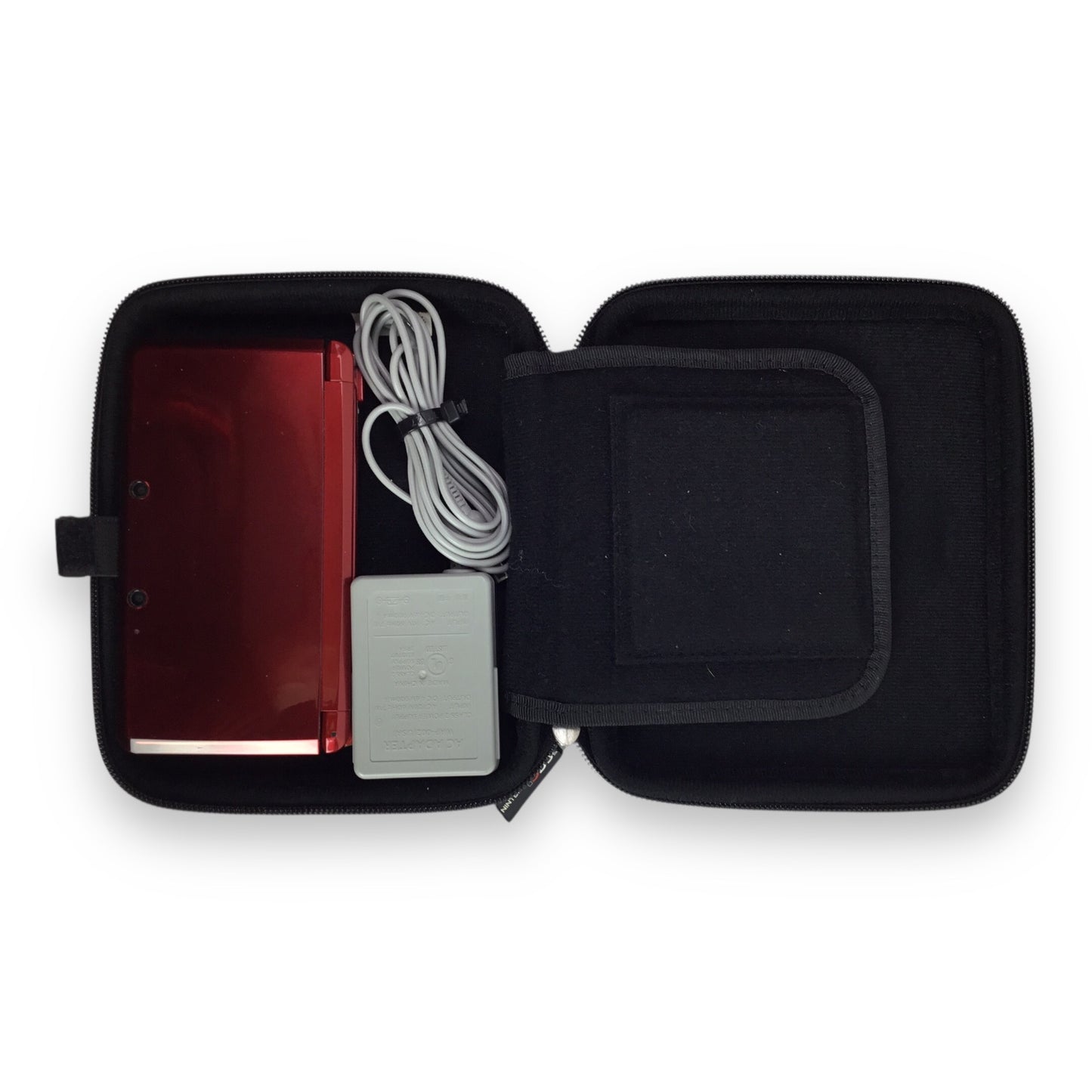 Red Nintendo 3DS Bundle with Cable and Case