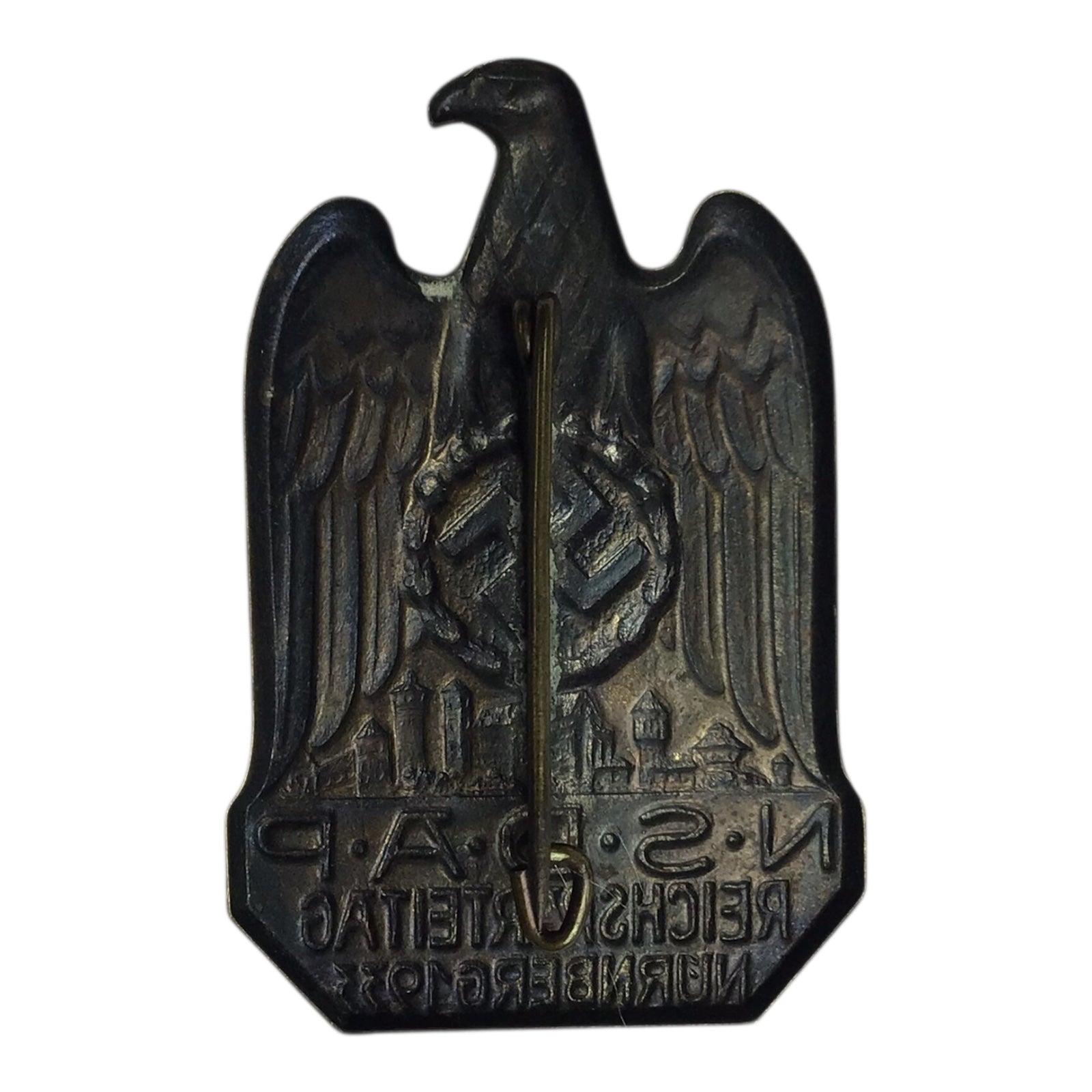 Reichparteitag 1933 Badge - Tombac Hollowback
