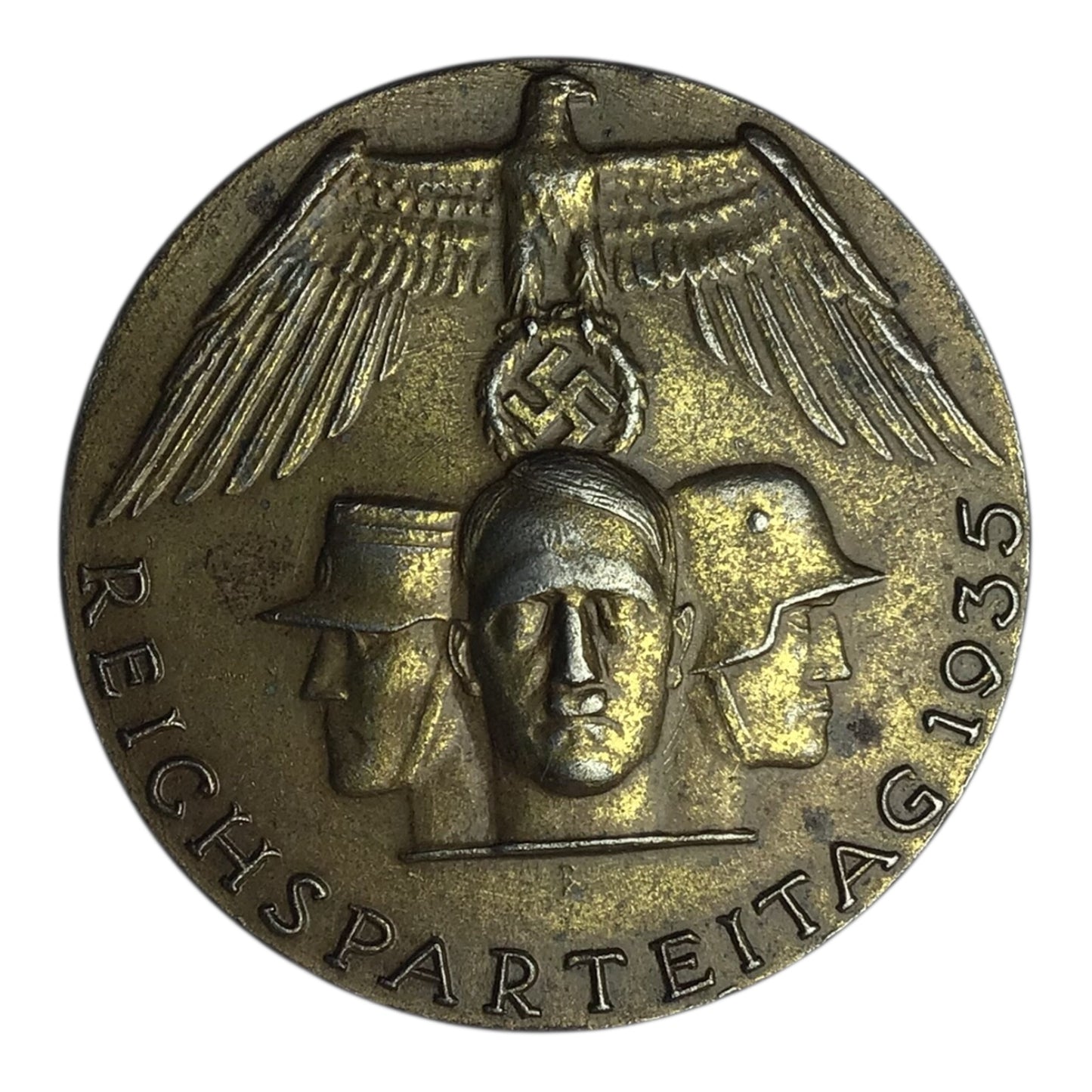 Reichparteitag 1935 Badge - Hitler Depiction