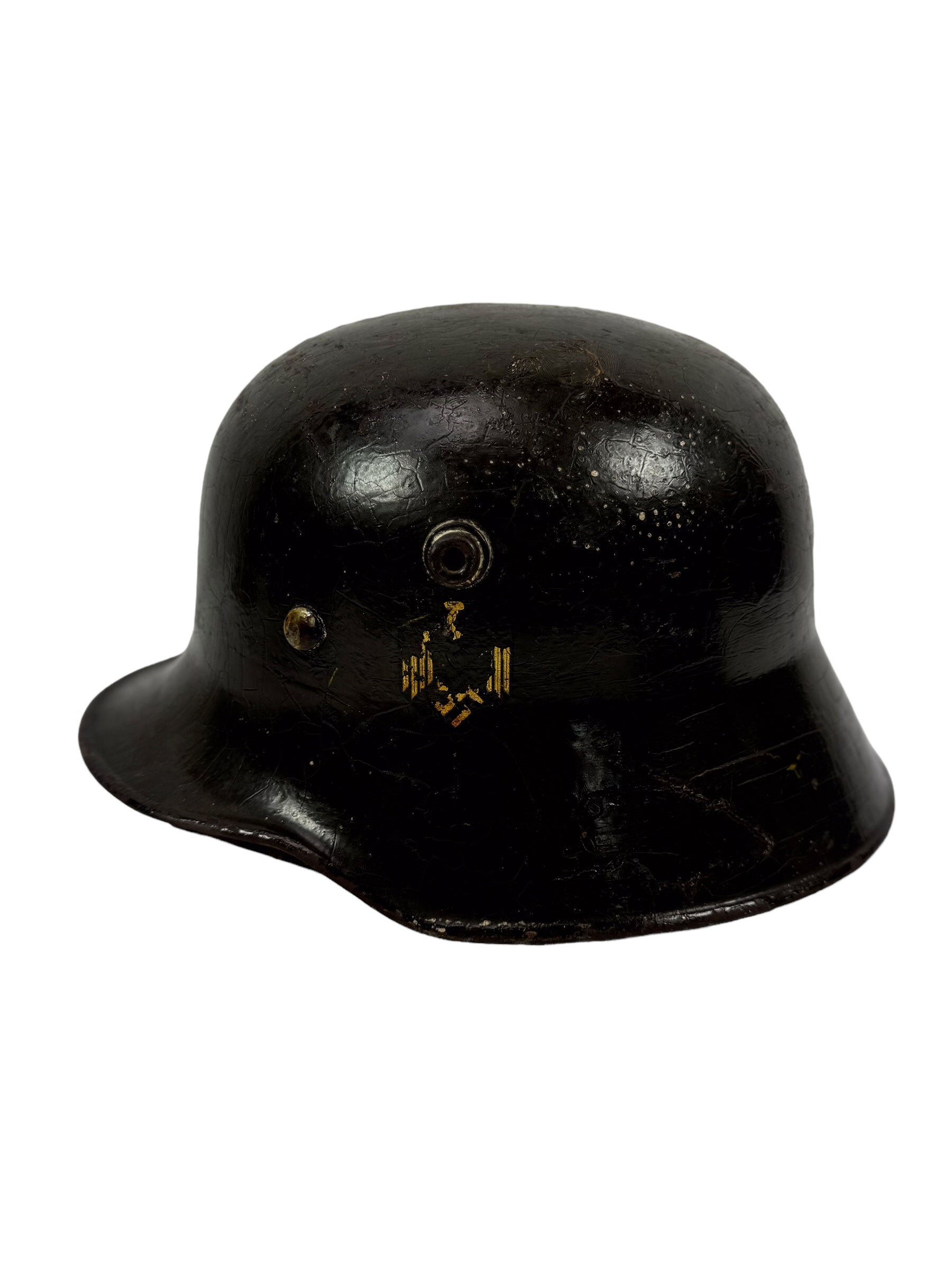 Reissued Imperial German WWI M17 Helmet w/ WWII Kriegsmarine Eagle