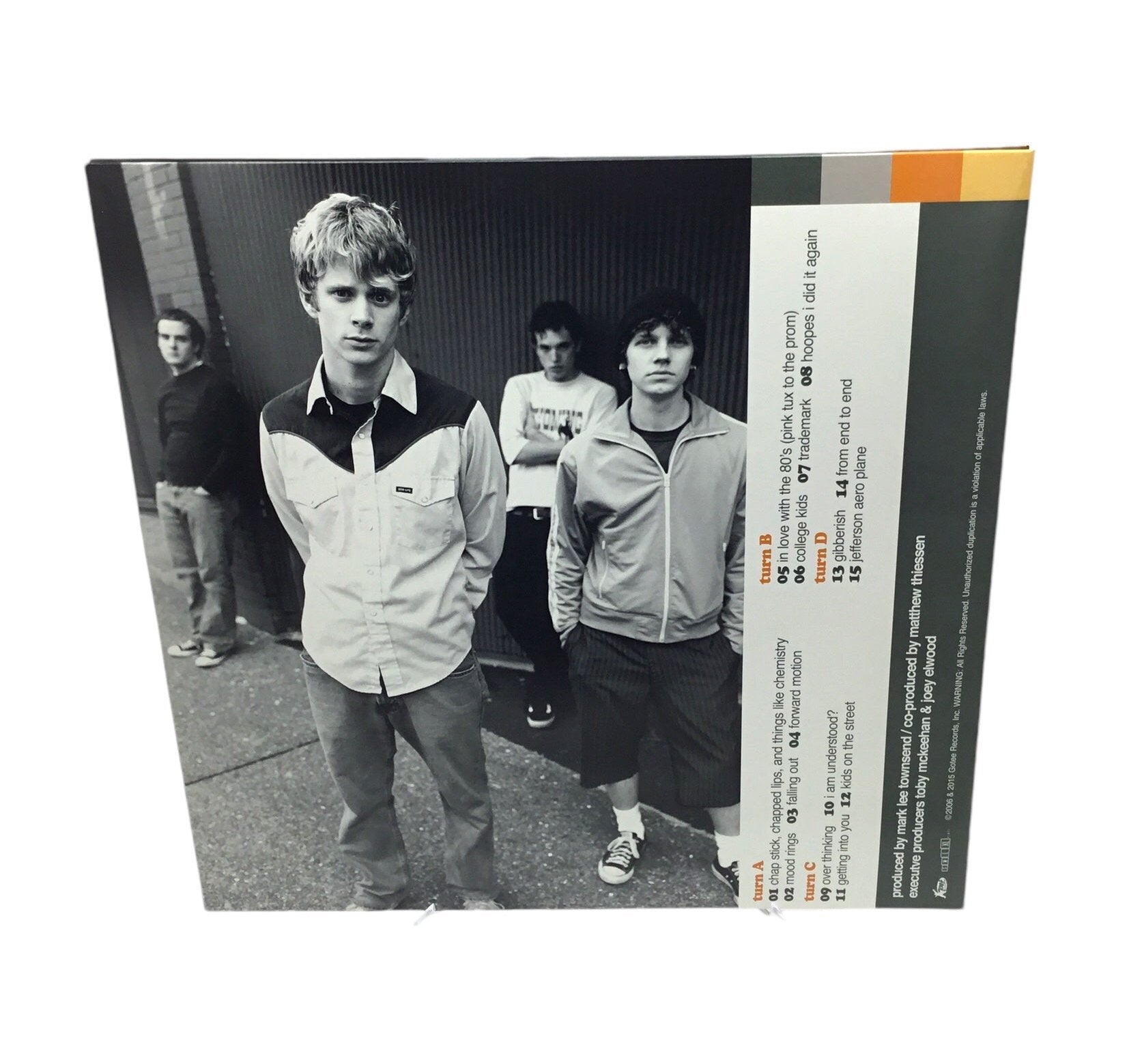 Relient K – Two Lefts Don't Make A Right ... But Three Do 2 x LP Orange & White Wax Vinyl