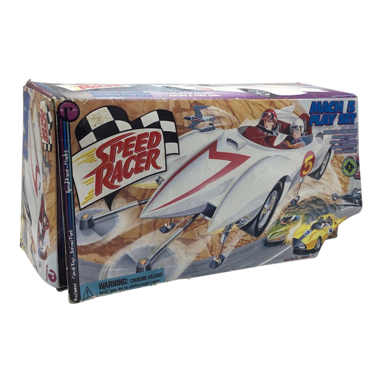 Resaurus Speed Racer Mach 5 Playset – Spridle & Chim-Chim