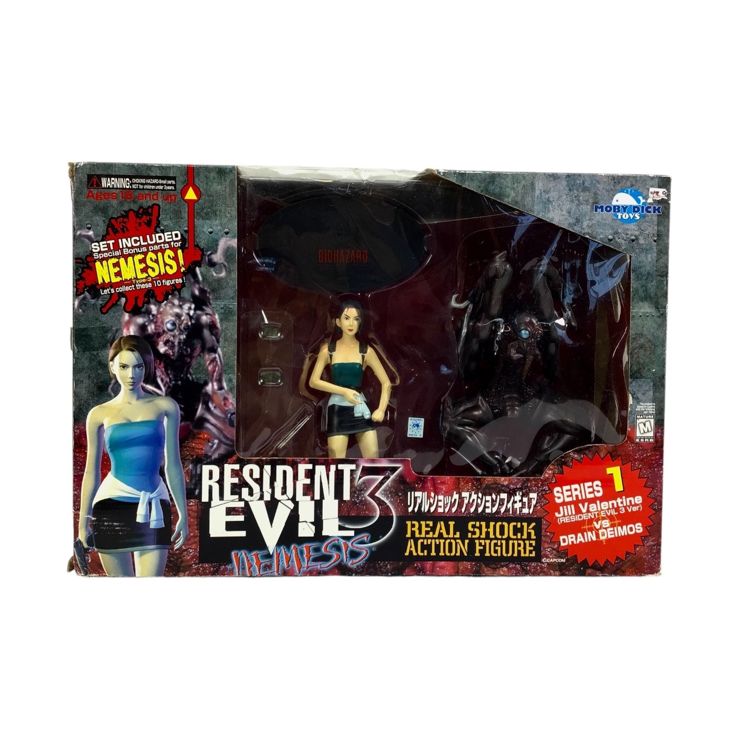 Resident Evil 3 Nemesis Real Shock Action Figure Jill vs. Drain Deimos