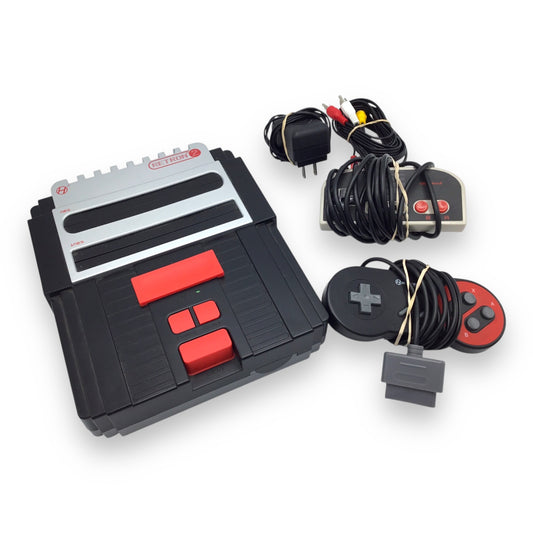 Retron2 Two-in-One Gaming System M05932-BK w/ Controllers & Cables – Tested