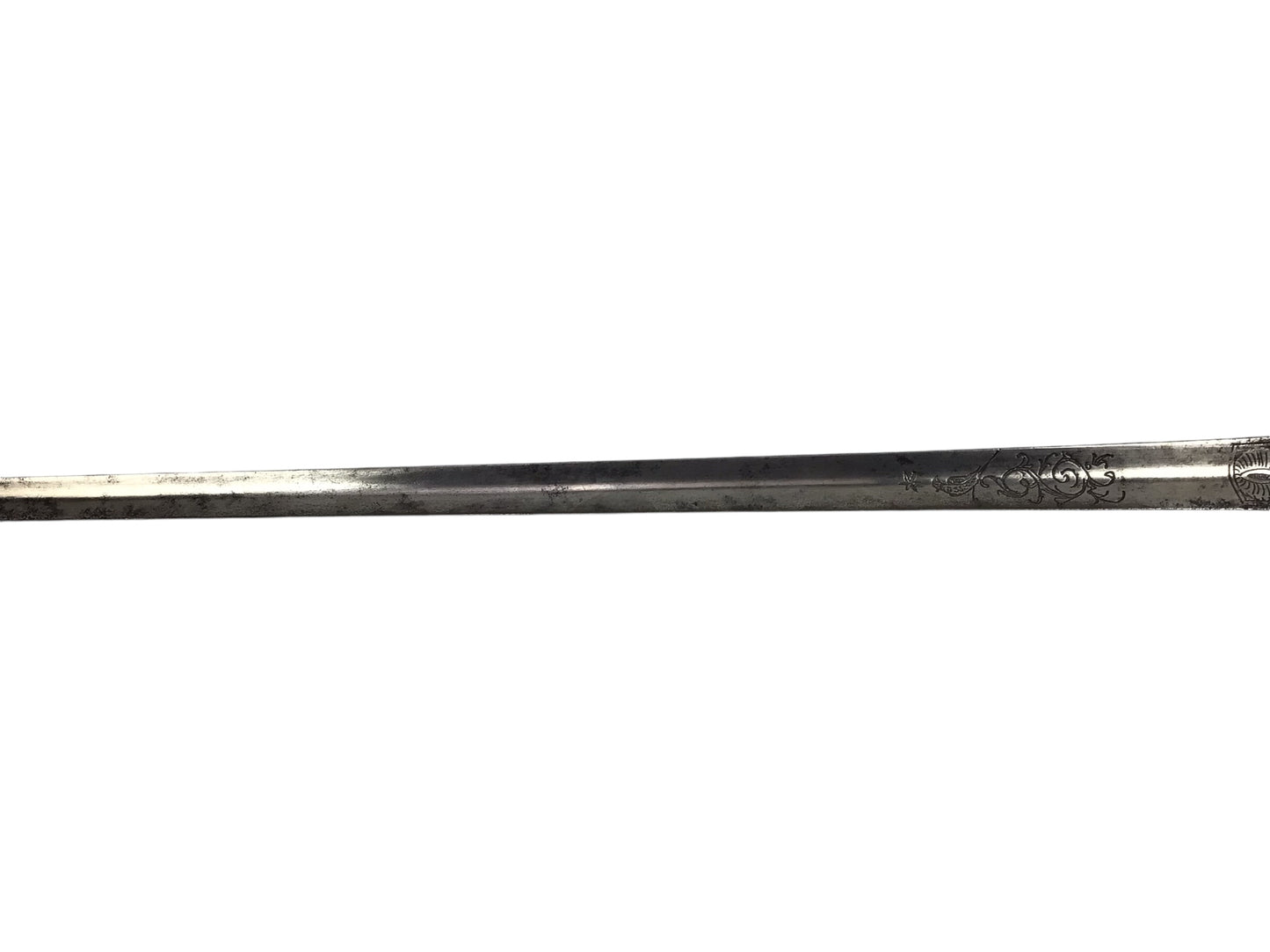 Rev War Officer Musician’s Rapier Sword w/ Silver Hilt & Engravings, Rare 18thC