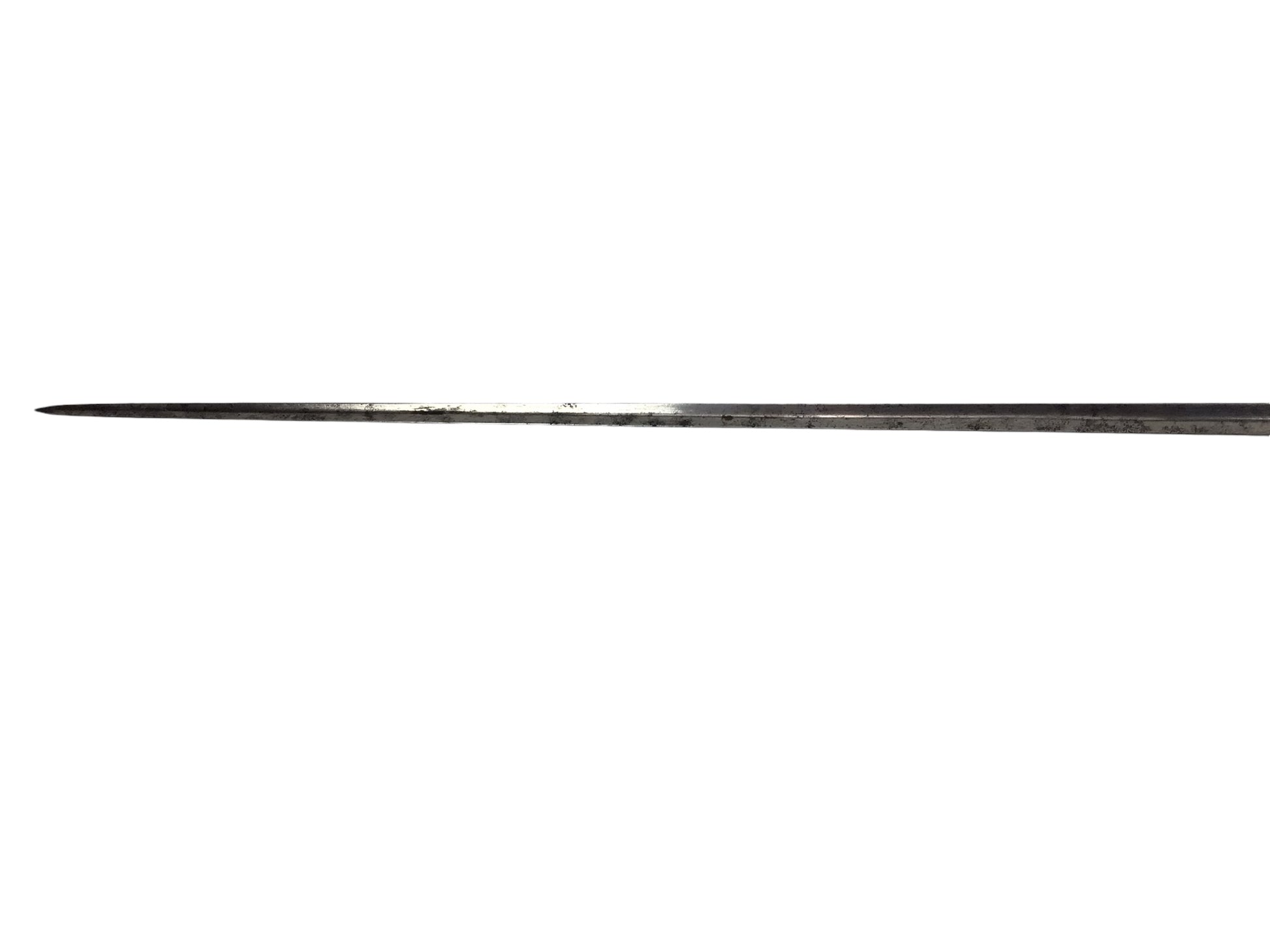 Rev War Officer Musician’s Rapier Sword w/ Silver Hilt & Engravings, Rare 18thC