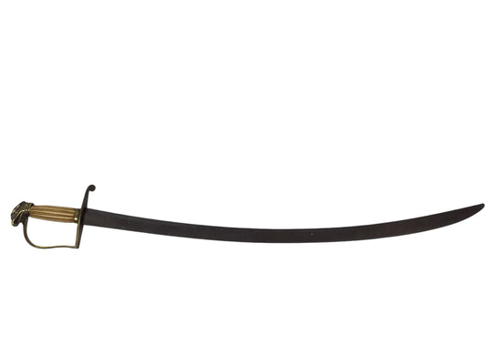 Revolutionary War U.S. Eagle Head Sword – Brass Guard 18th C. - Rare